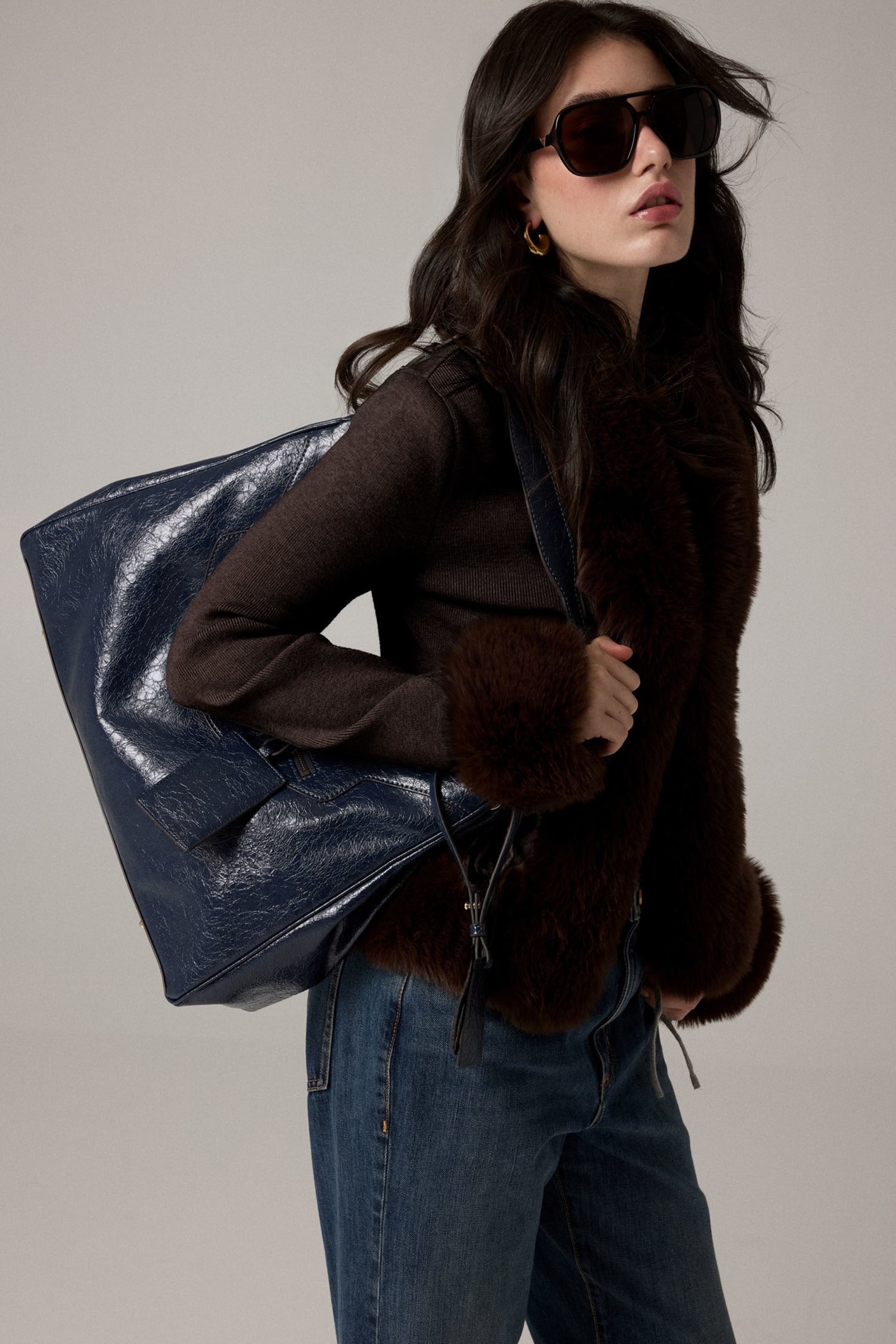 Guess Vest Van Imitatiebont