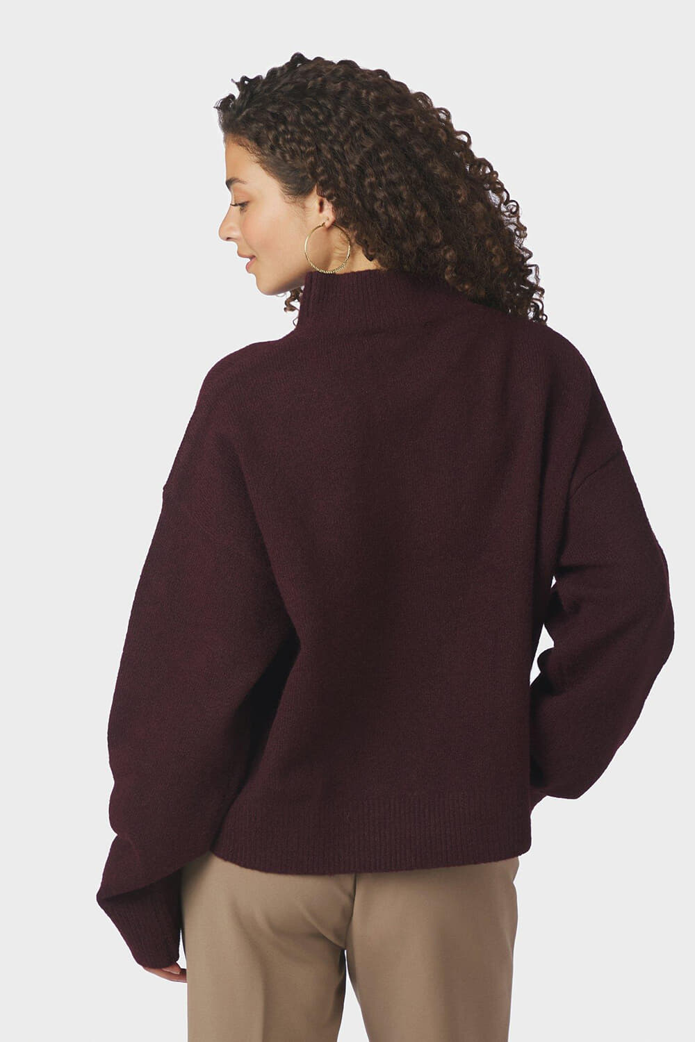Neo Noir Trui Paulina Bordeaux Rood dames