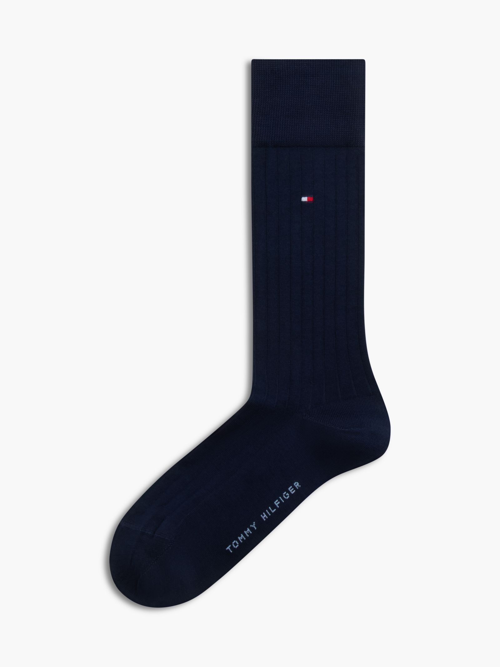 Tommy Hilfiger geribde sokken in marine