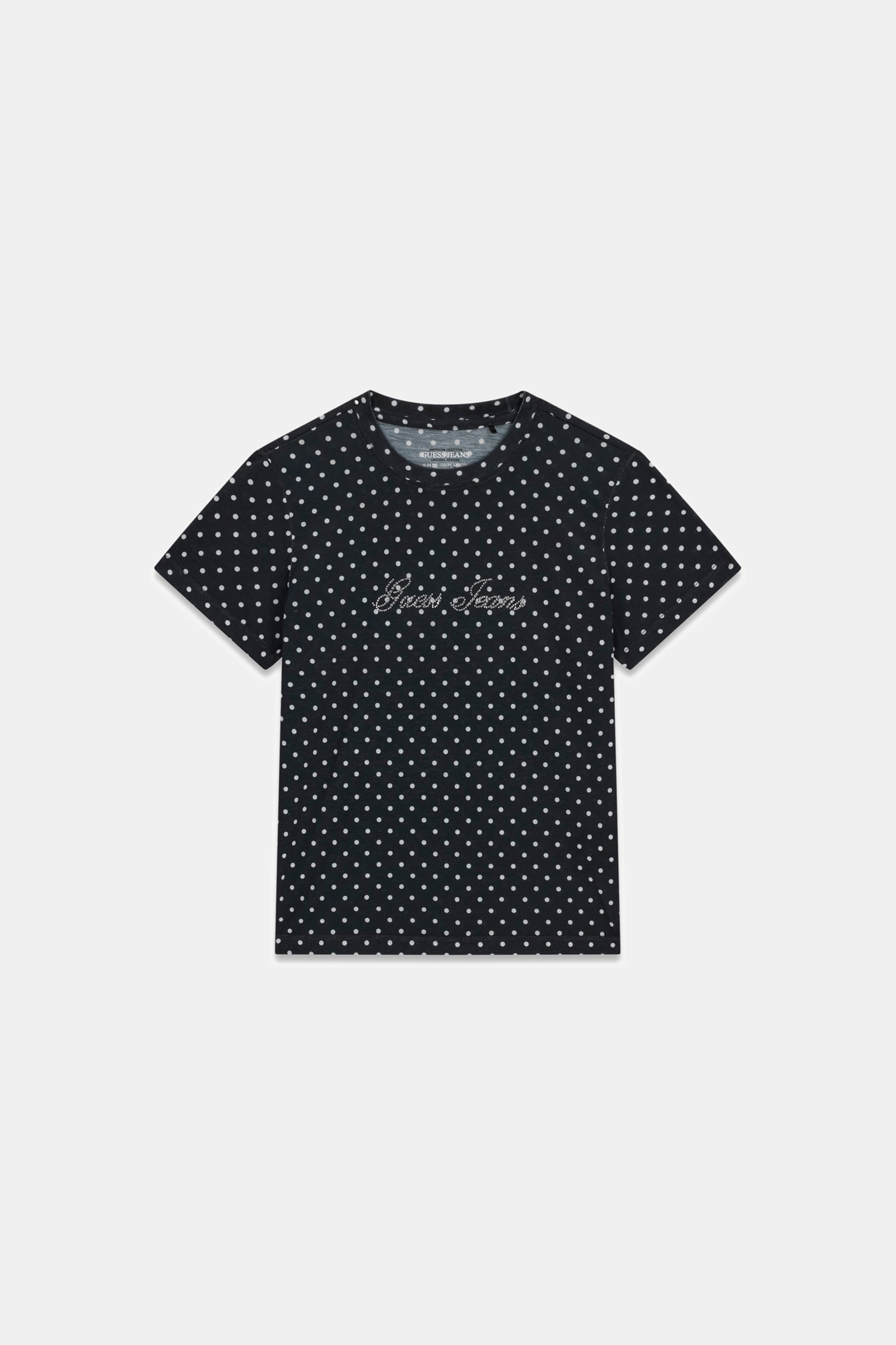 Guess T-Shirt Met Strass in zwart