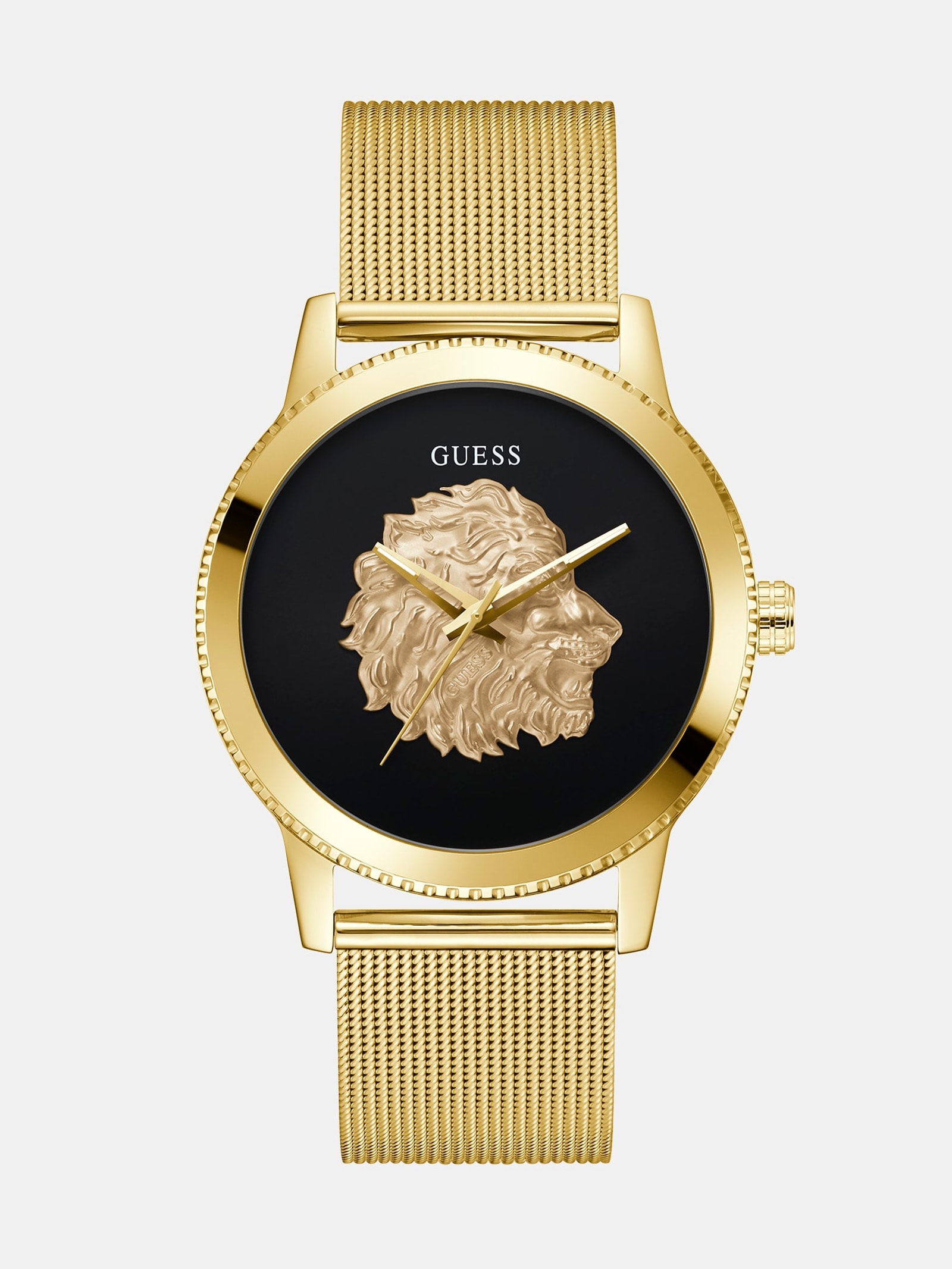 Guess Analoog Horloge Van Roestvrij Staal for men in goud