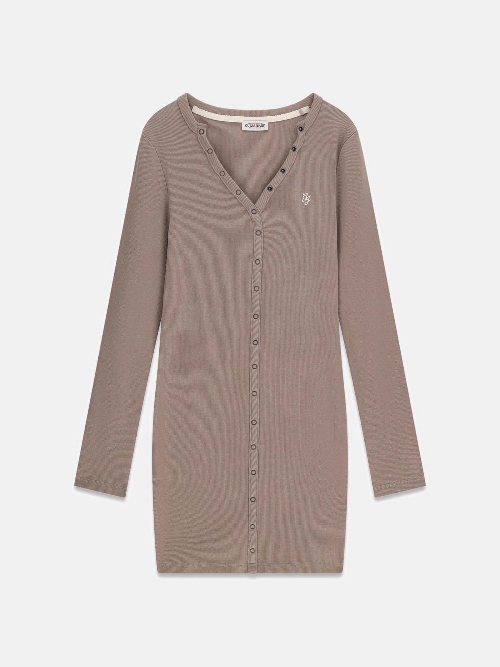 Guess V-Hals Mini Dress in beige