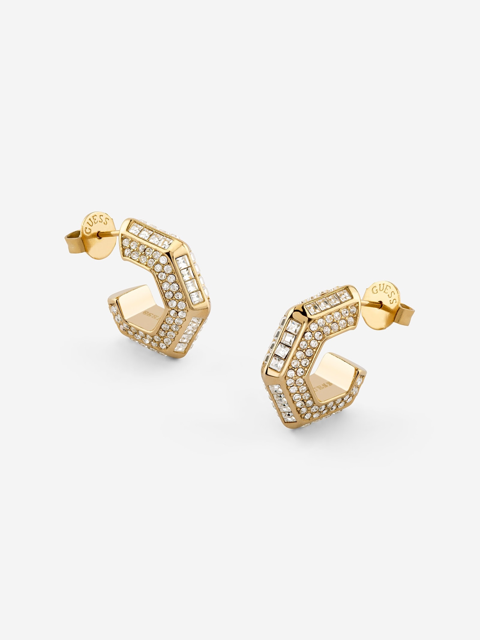 Guess Lioness Queen Oorbellen in goud
