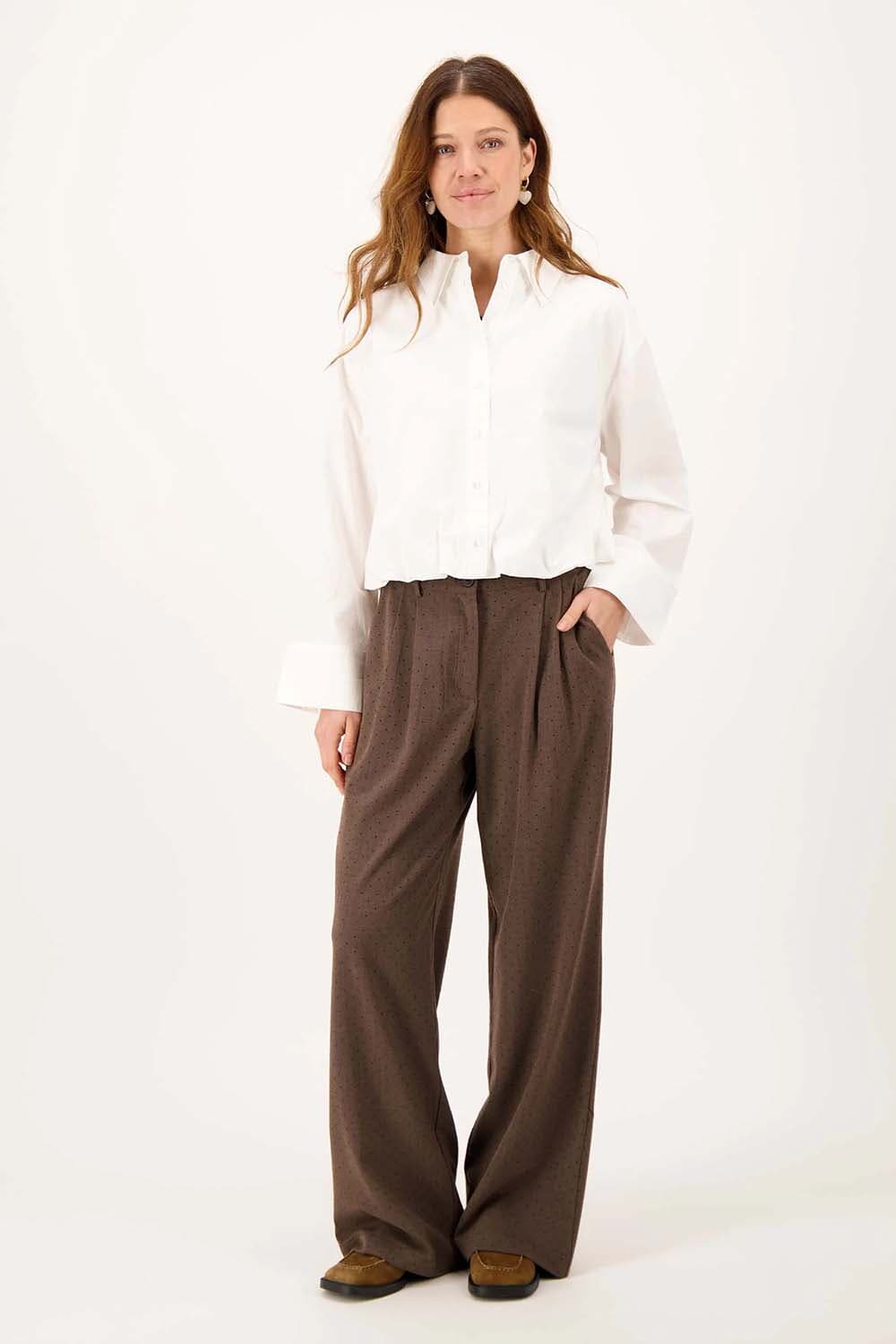 Zusss Blouse Off White dames