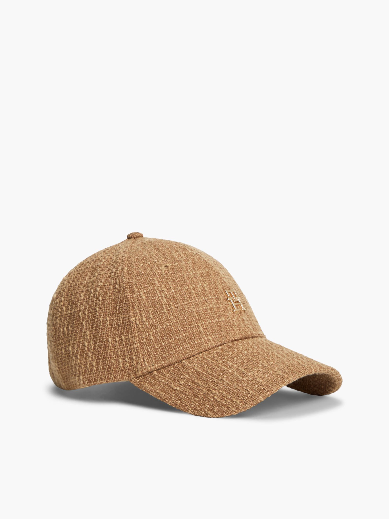 Tommy Hilfiger Chic bouclé baseballpet in beige