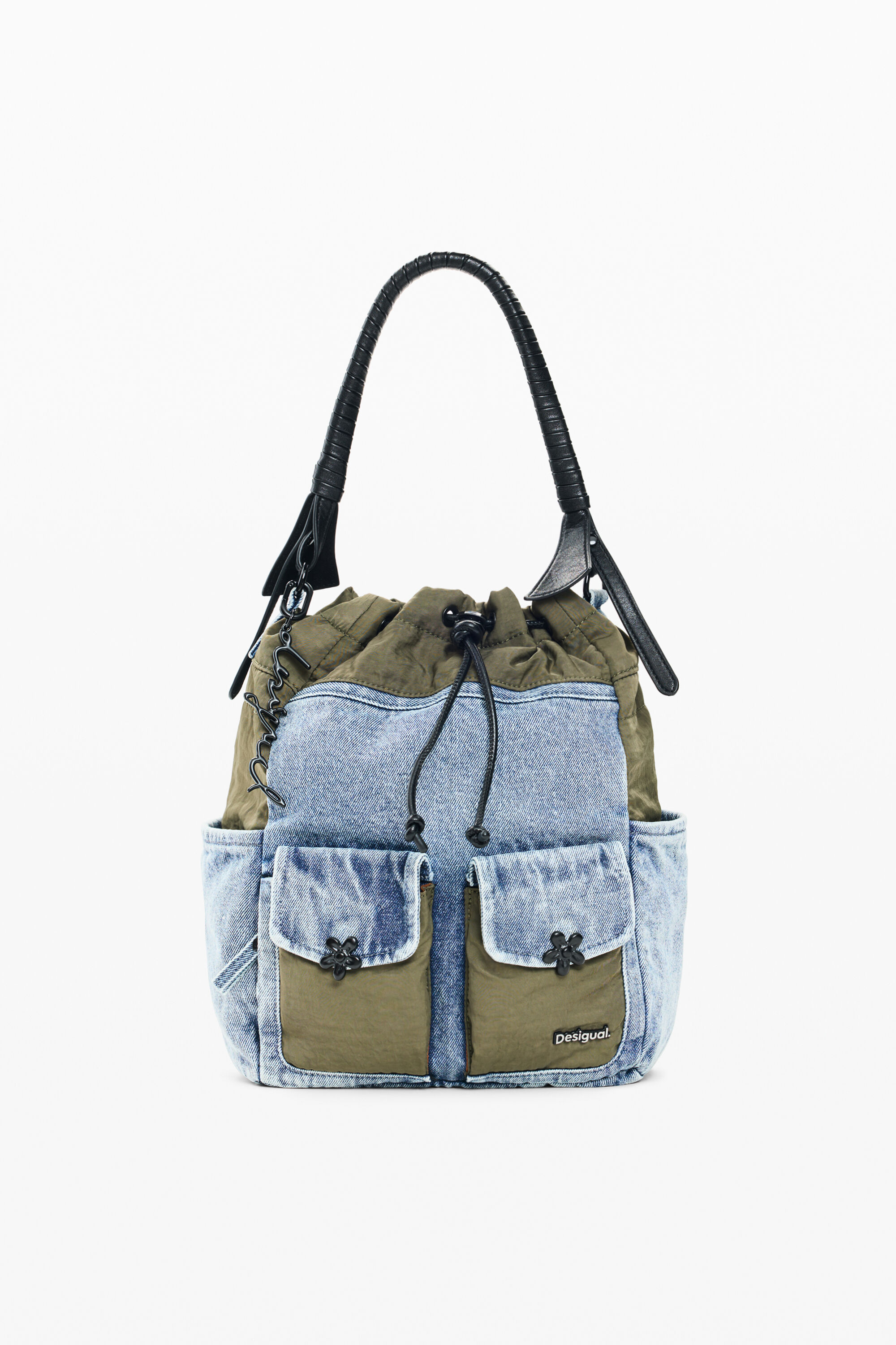 Desigual middelgrote gecombineerde denimtas