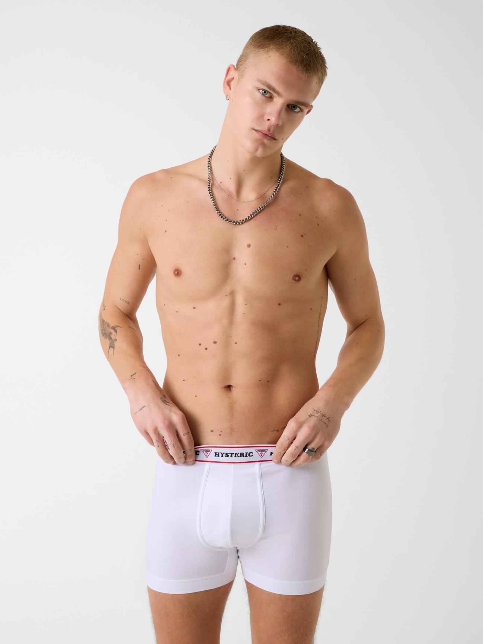 Guess Boxershort Met Logo in wit