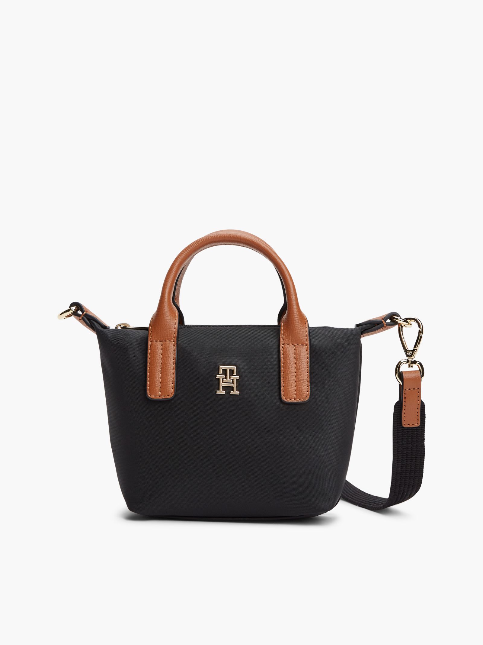 Tommy Hilfiger Popette crossbody shopper in zwart
