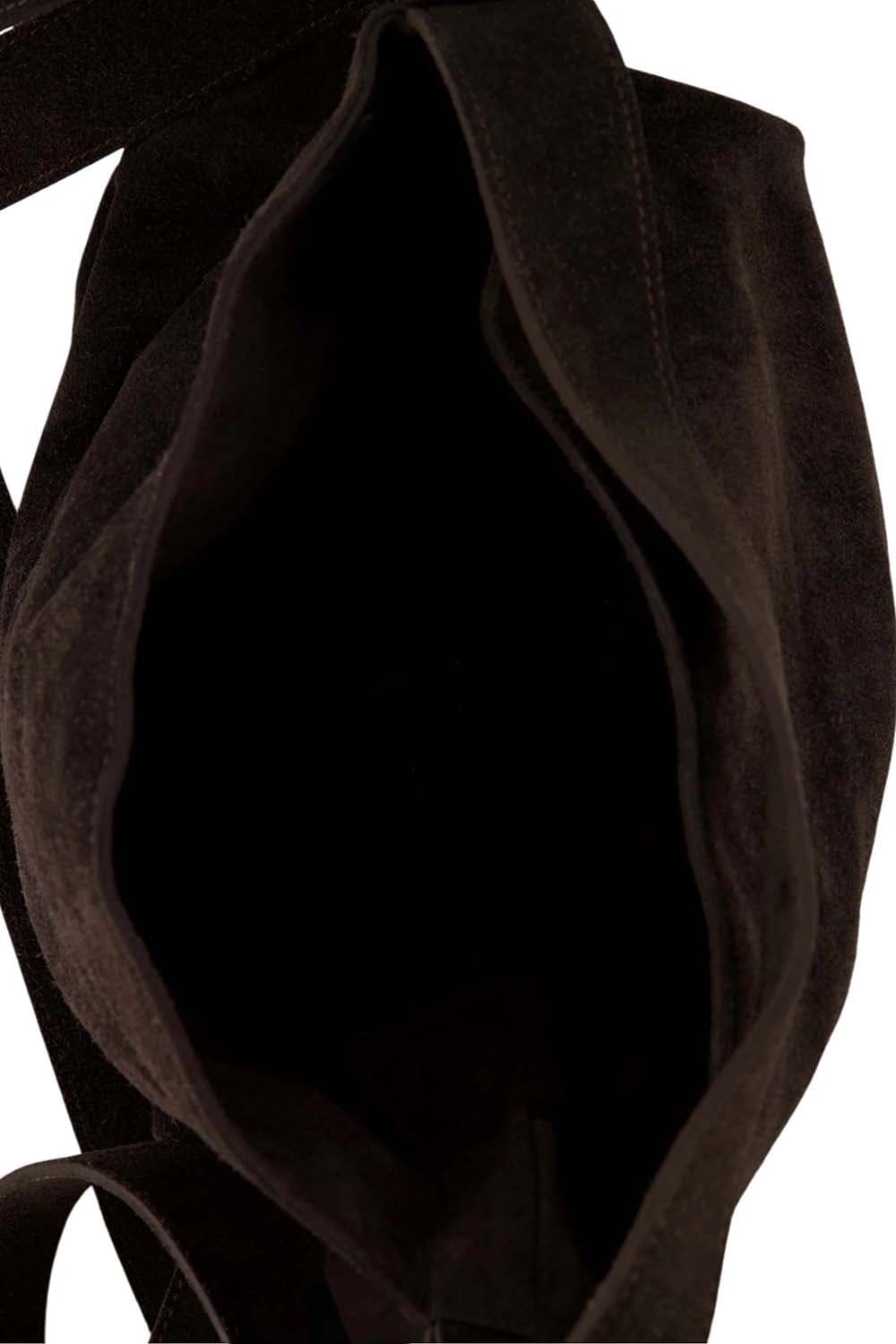Zusss Tas Suede Knoop Bruin dames