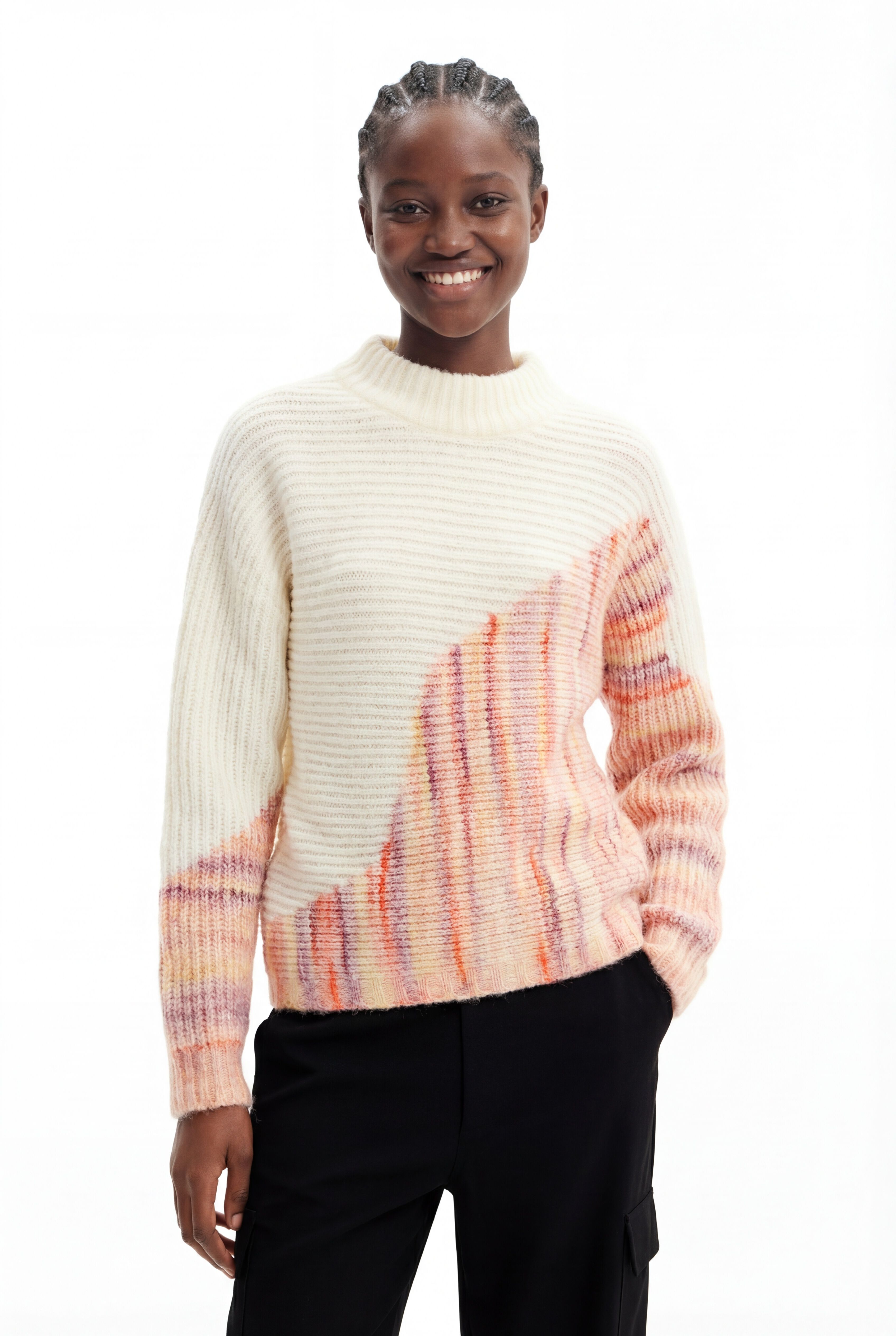 Desigual Trui asymmetrisch ontwerp