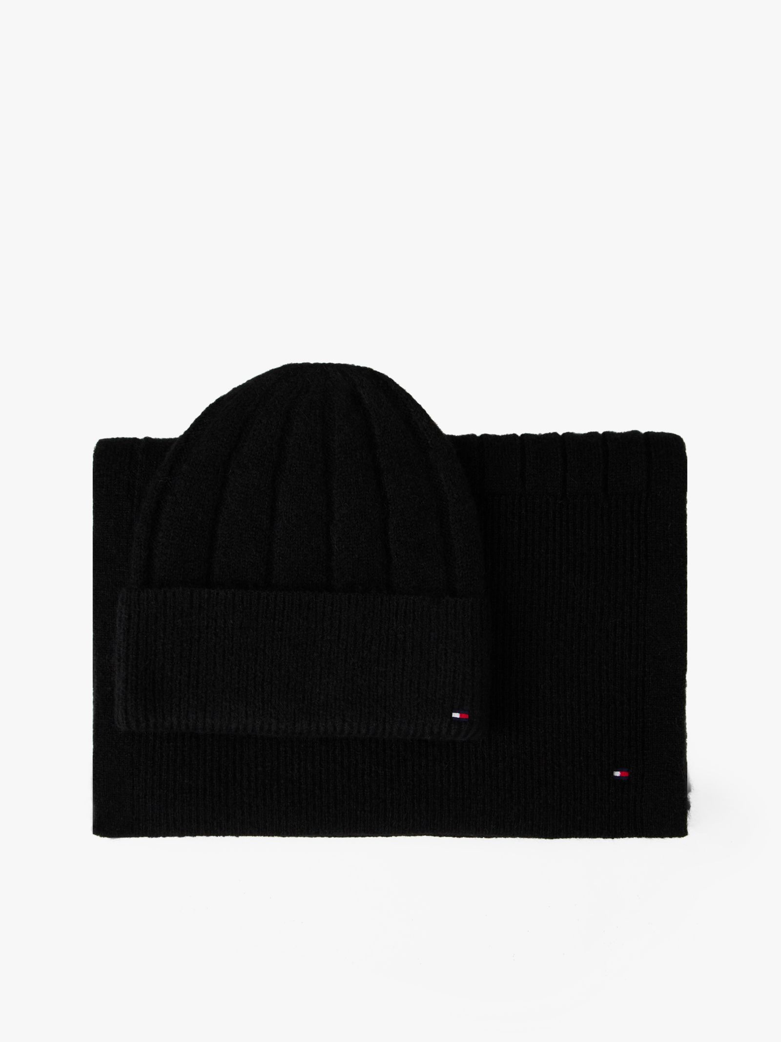 Tommy Hilfiger Cadeaubox met Fluffy Beanie en Sjaal