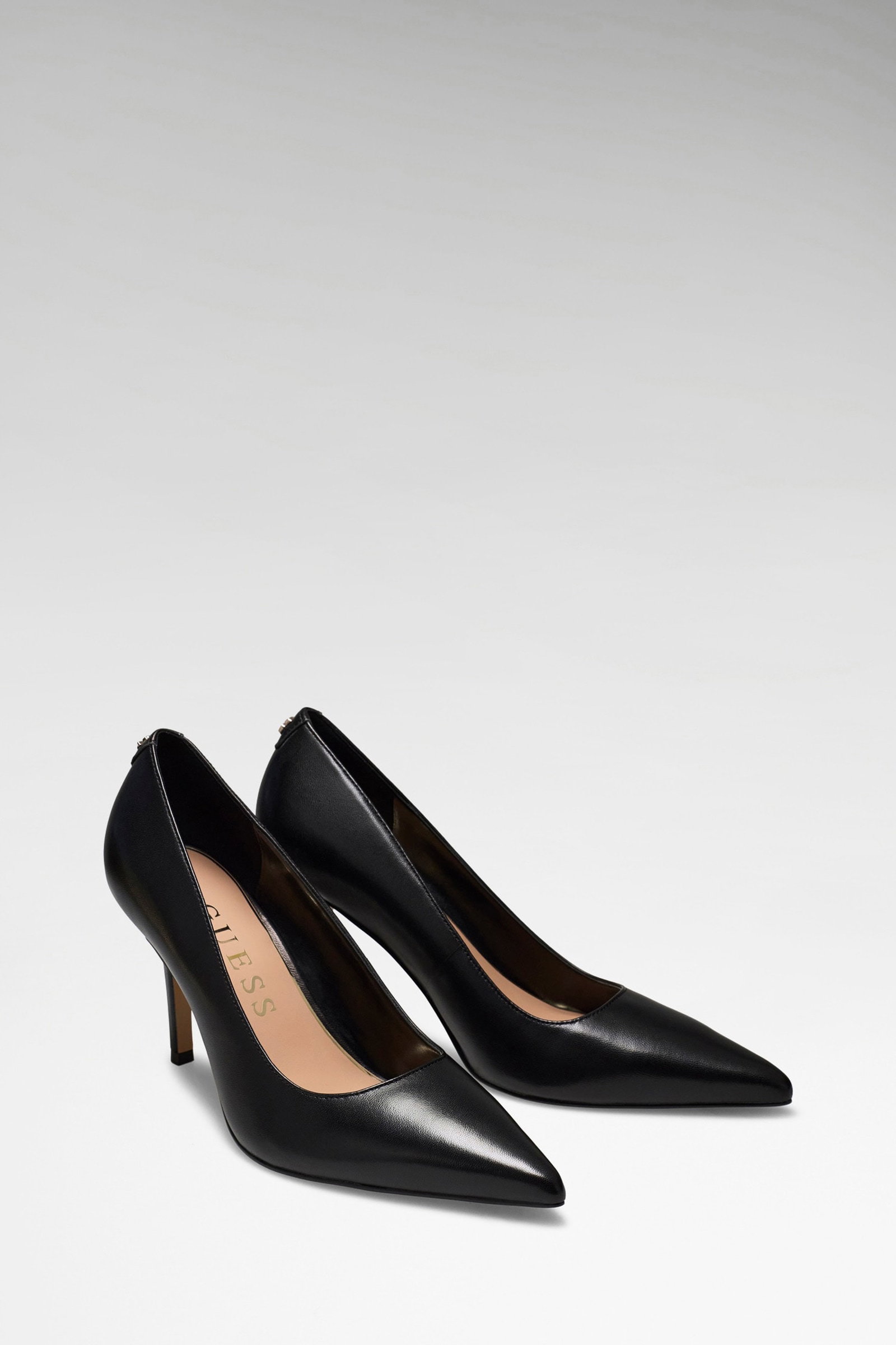 Guess Prindy Echt Leren Pumps in zwart