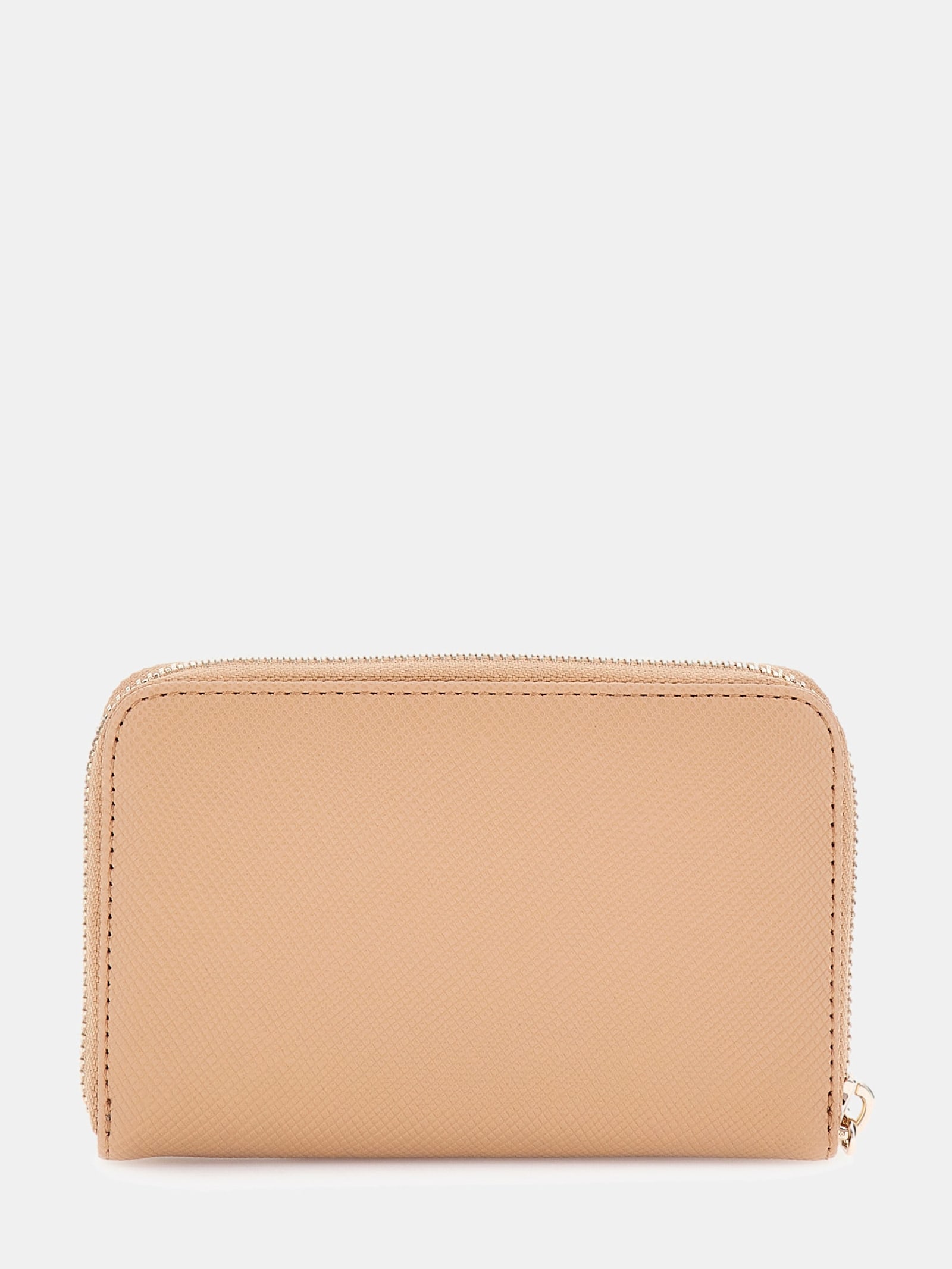 Guess Mini-Portefeuille Laurel Saffiano in beige