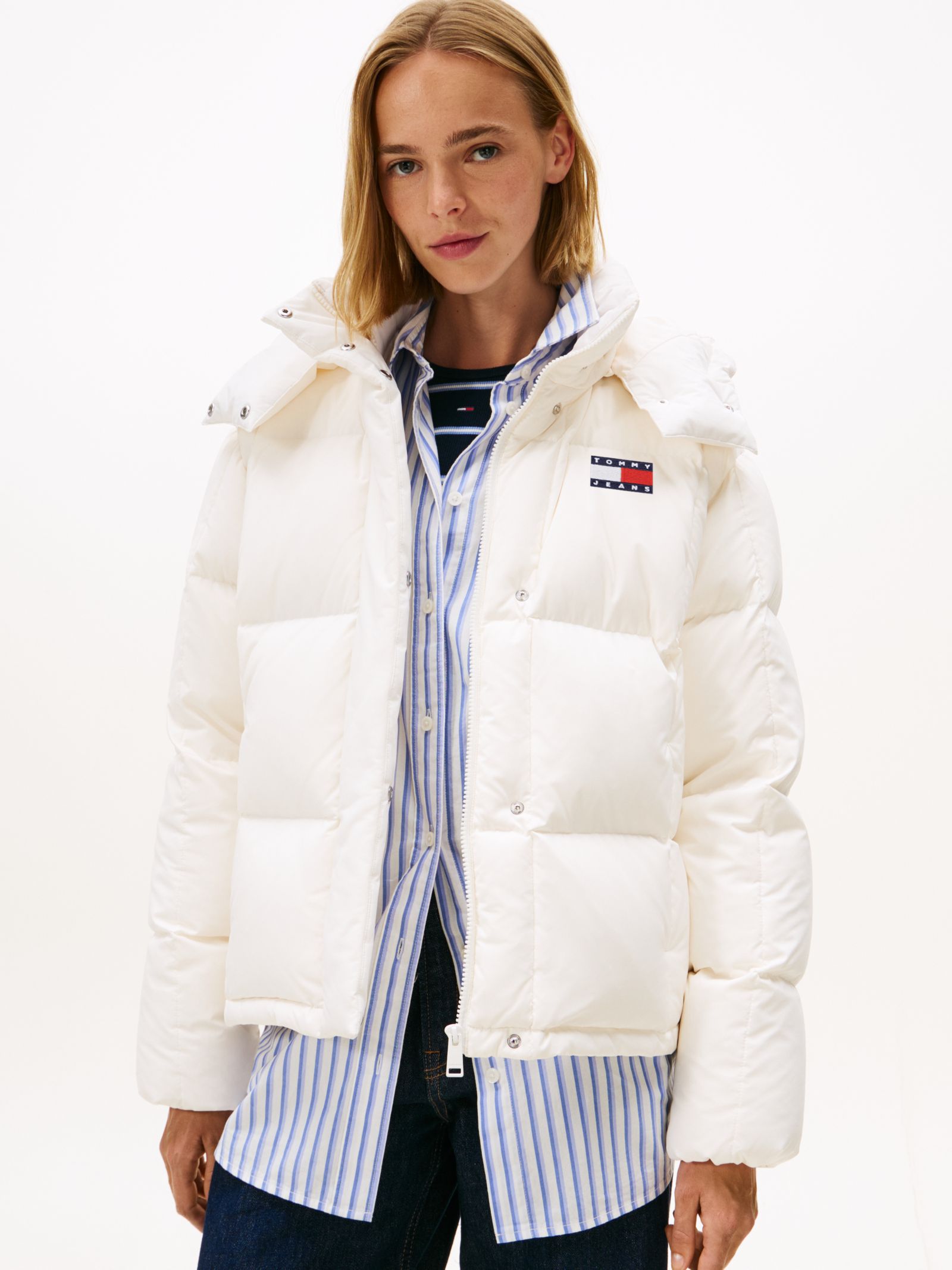 Tommy Jeans Alaska Pufferjack Met Donsvulling En Capuchon