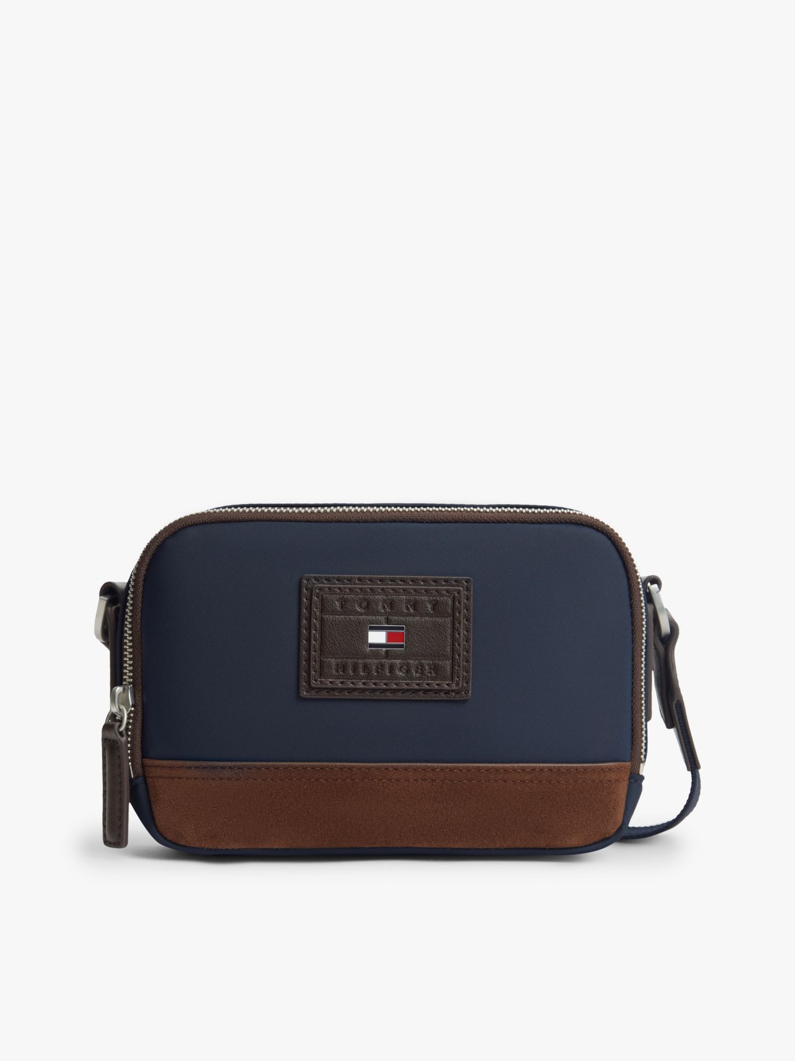 Tommy Hilfiger Heritage colour blocked crossbodytas in marine