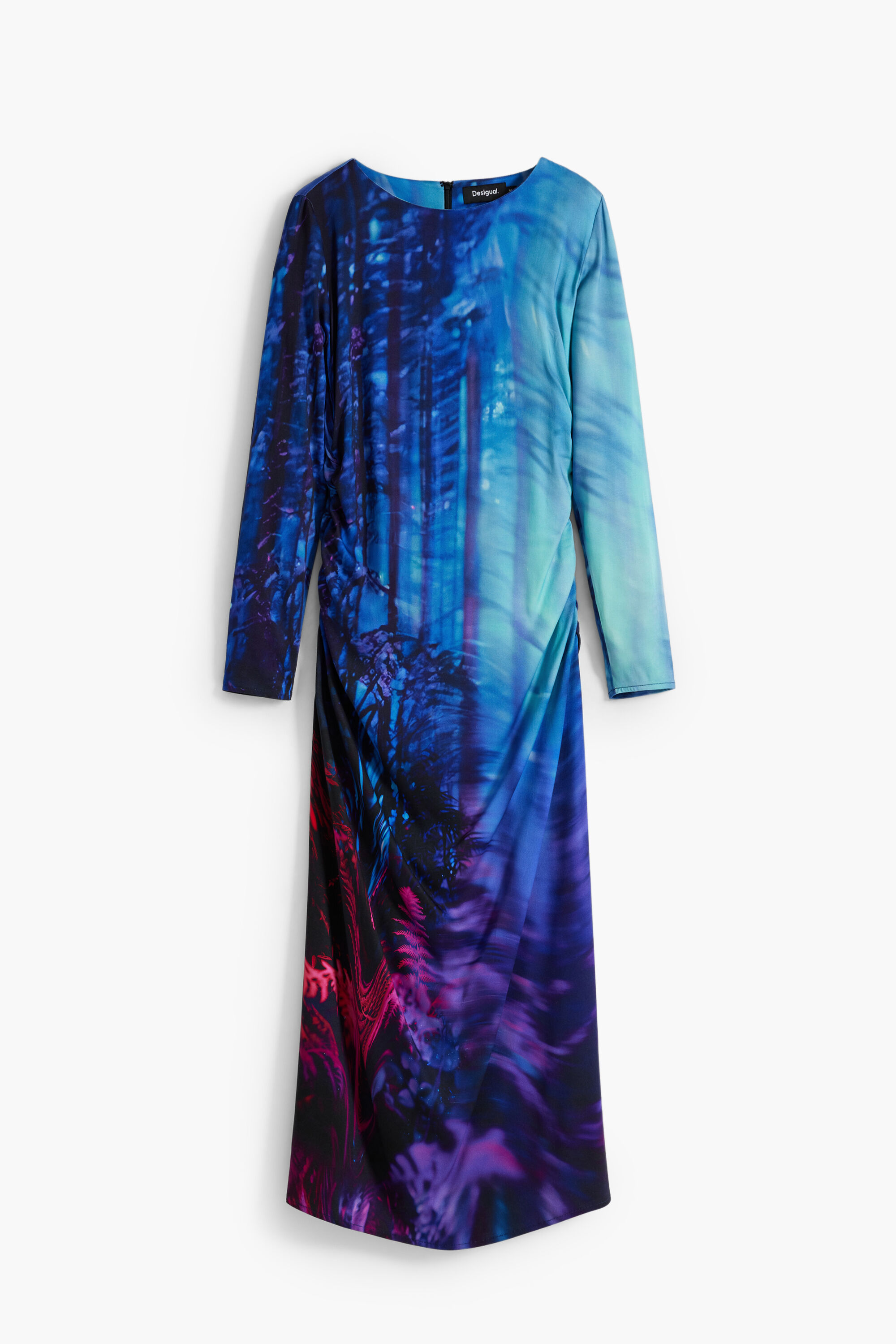 Desigual Asymmetrische landschap jurk