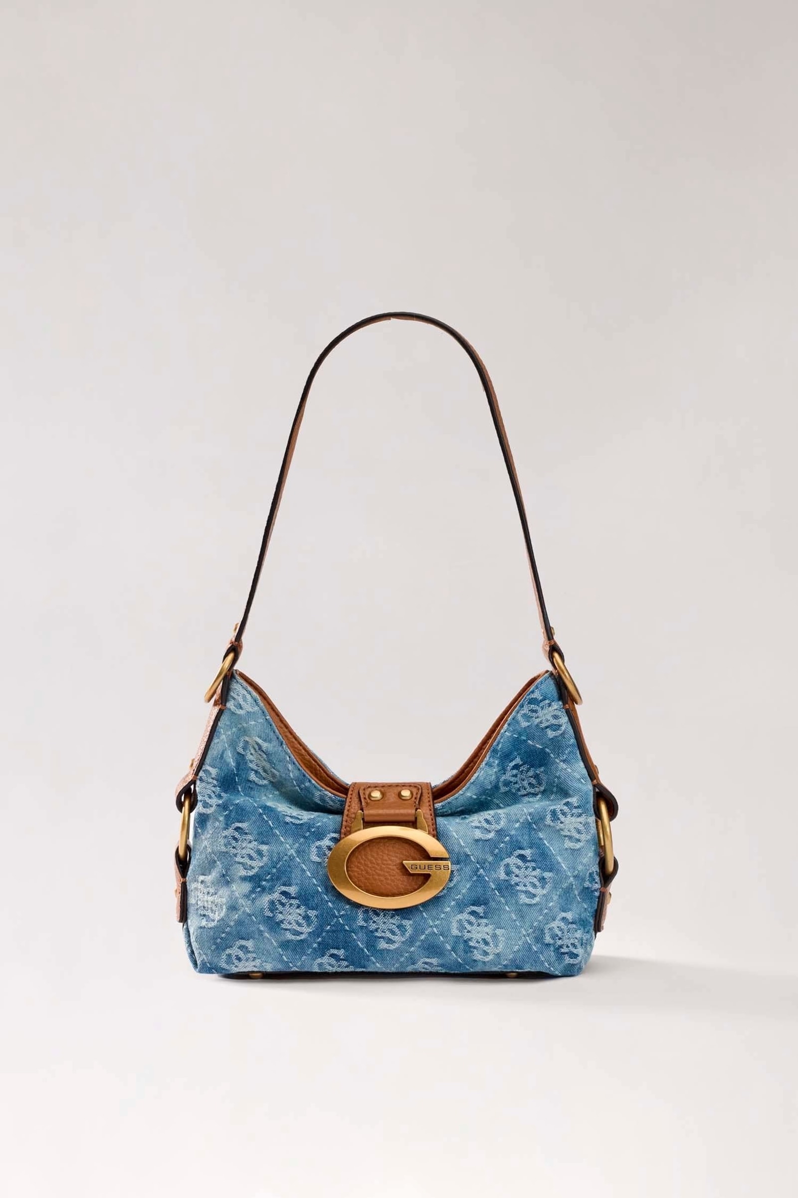 Guess Camden Mini Schoudertas in blauw