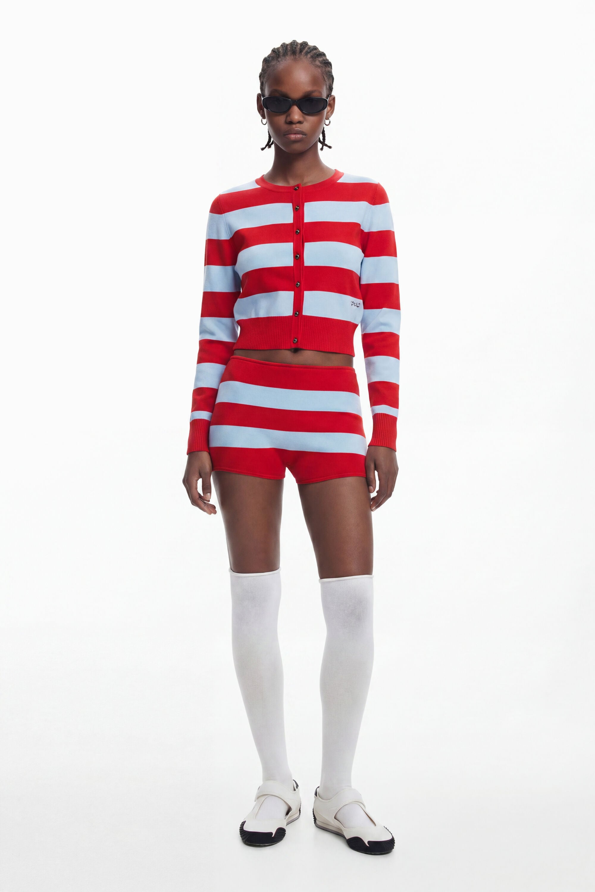 Desigual Micro short van breiwerk