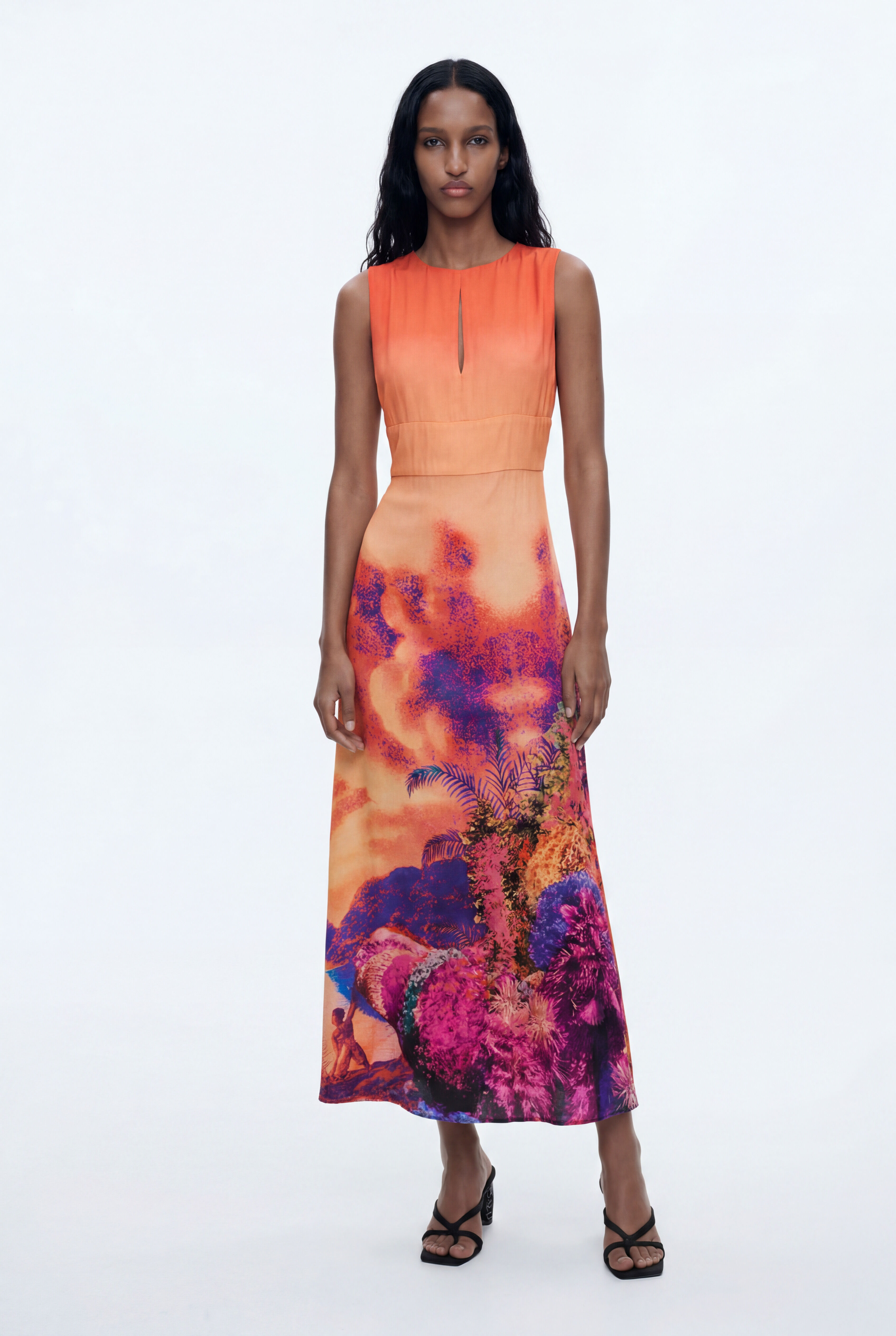 Desigual Jurk ontworpen door Mr. Christian Lacroix in oranje