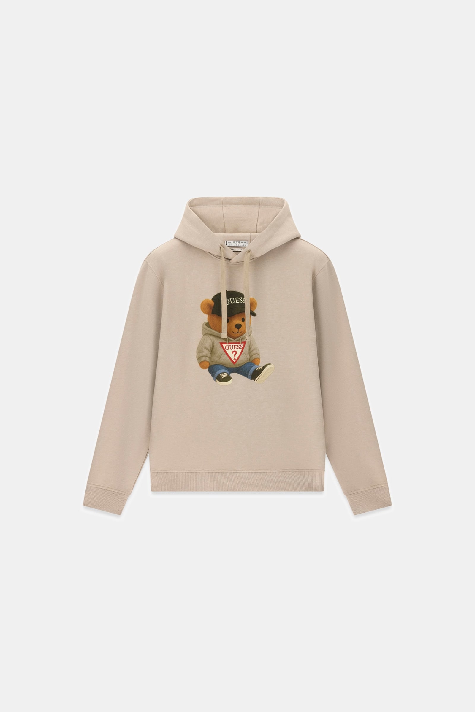 Guess Teddy-Sweatshirt Met Capuchon in grijs