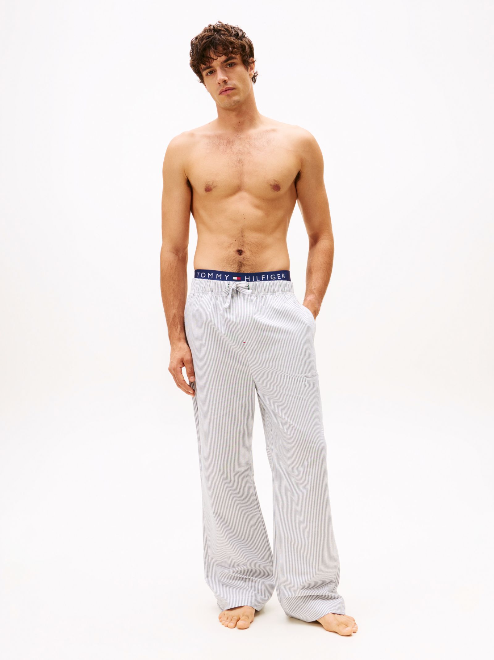 Tommy Hilfiger original relaxed fit Oxford pyjamabroek