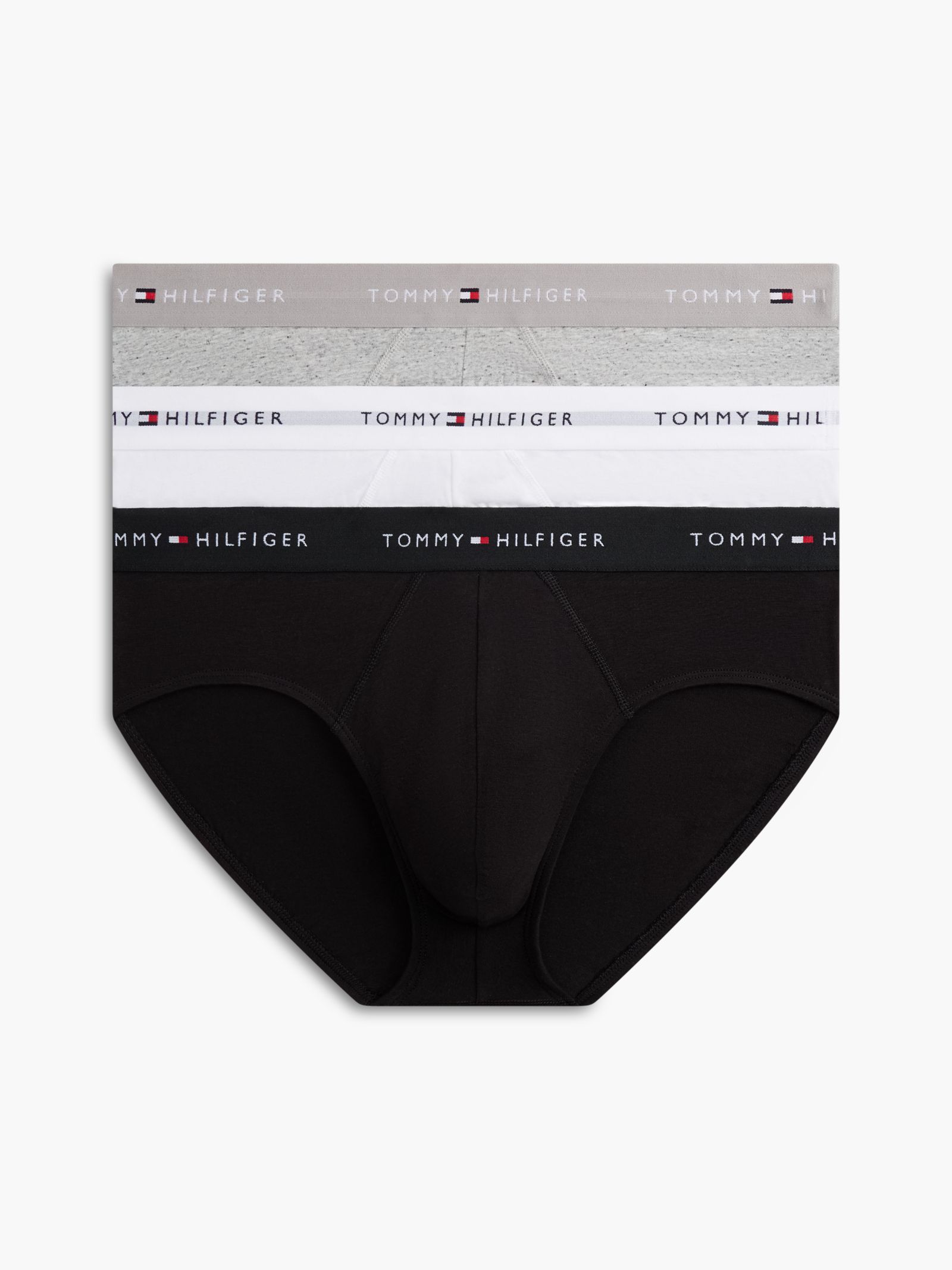 Tommy Hilfiger Set van 3 slips met Signature logotaille in multicolor