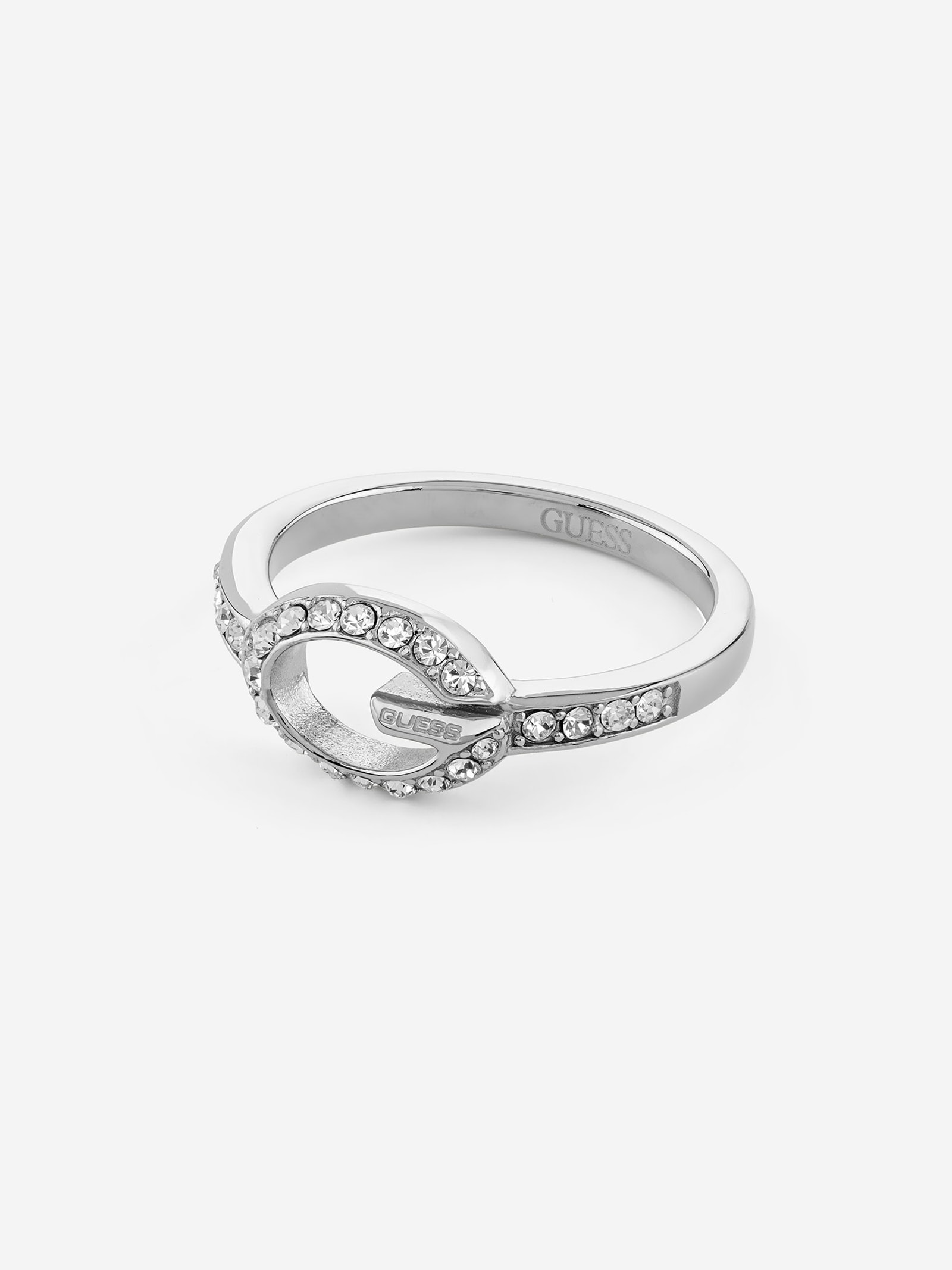 Guess G Camden-Ring in zilver