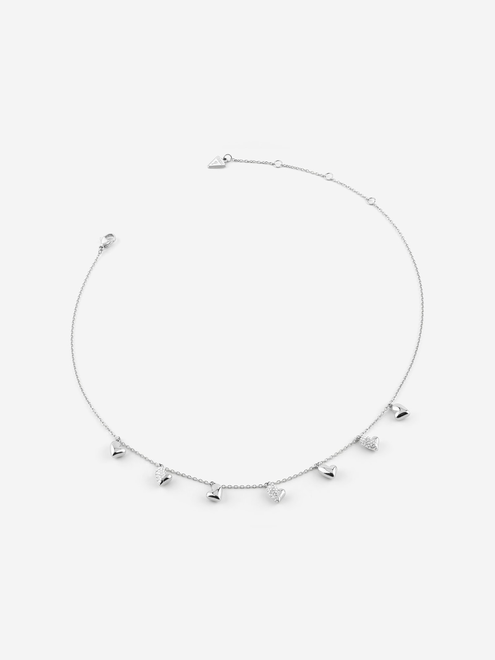 Guess Golden Love Ketting in zilver