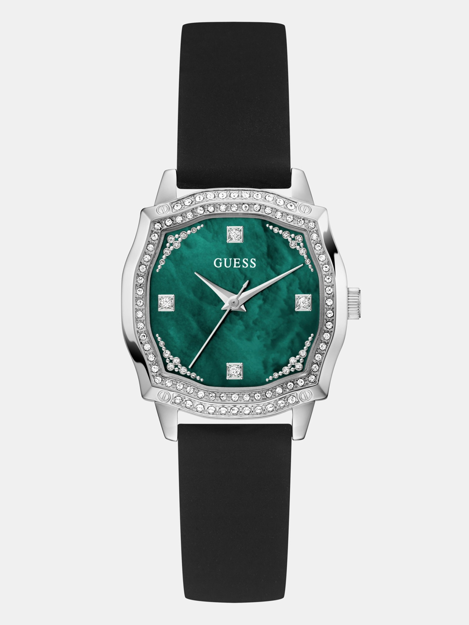 Guess Analoog Horloge Met Kristallen 32 Mm
