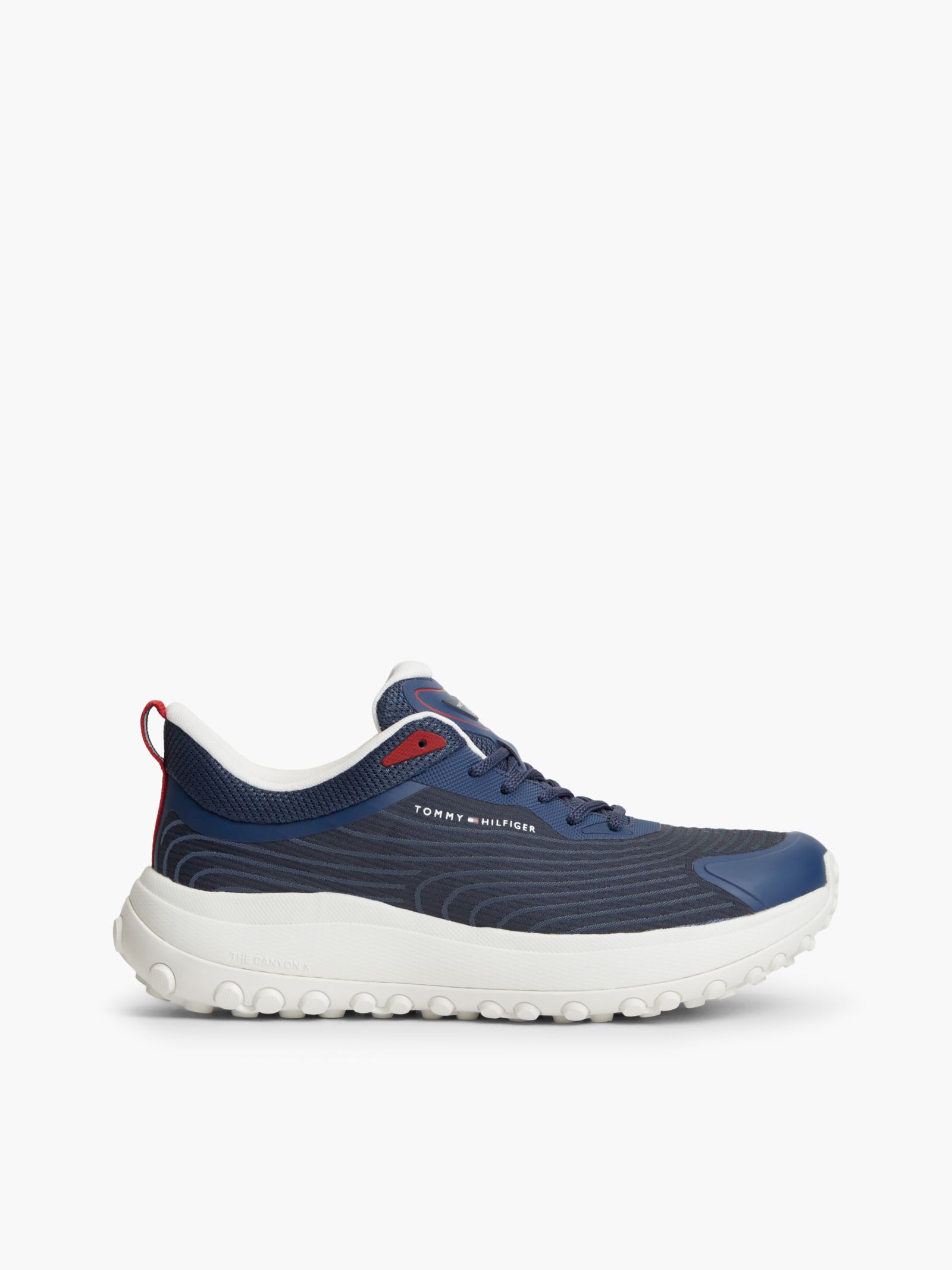Tommy Hilfiger The Canyon Jacquard gebreide Sneaker in marine