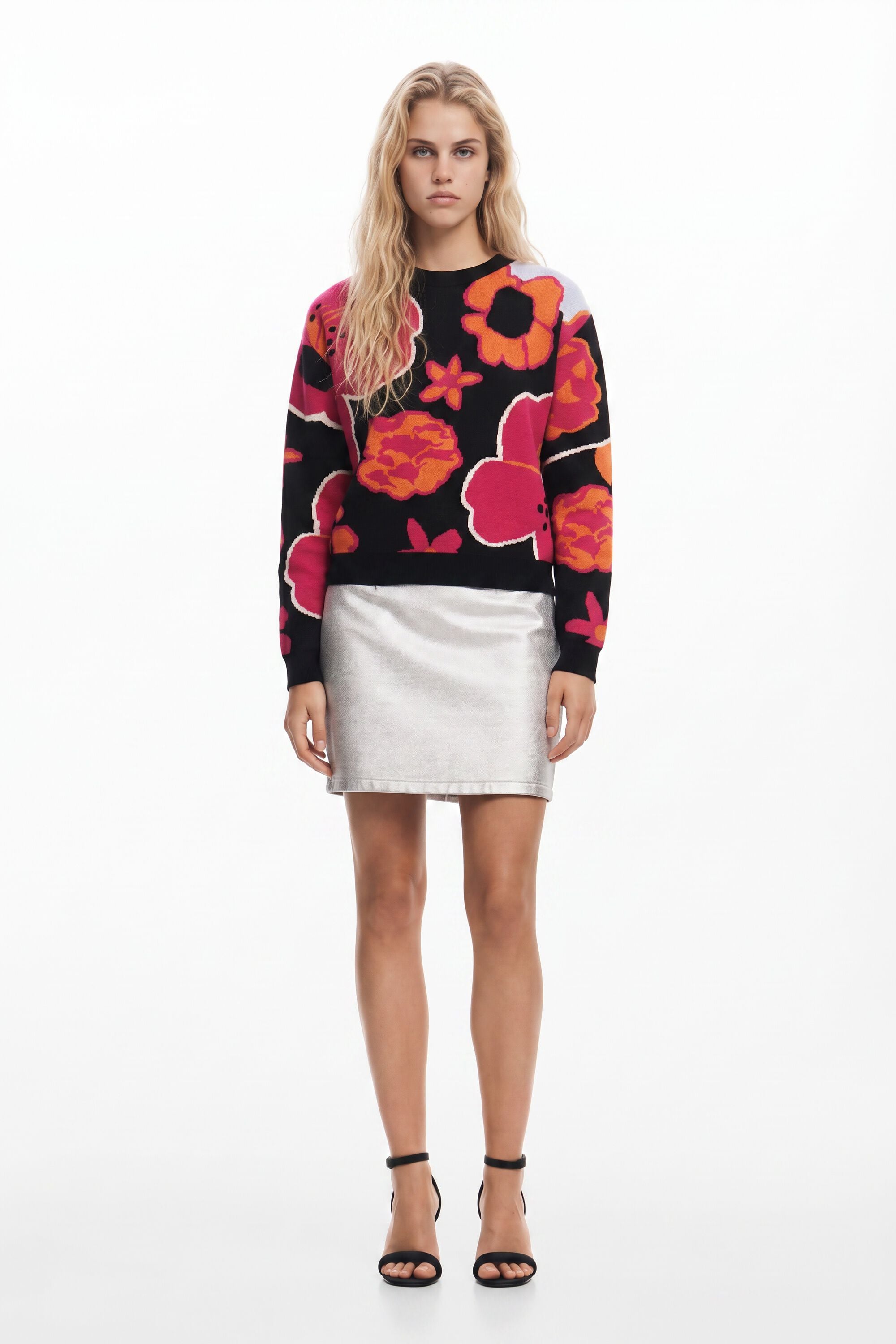 Desigual Bloemen trui