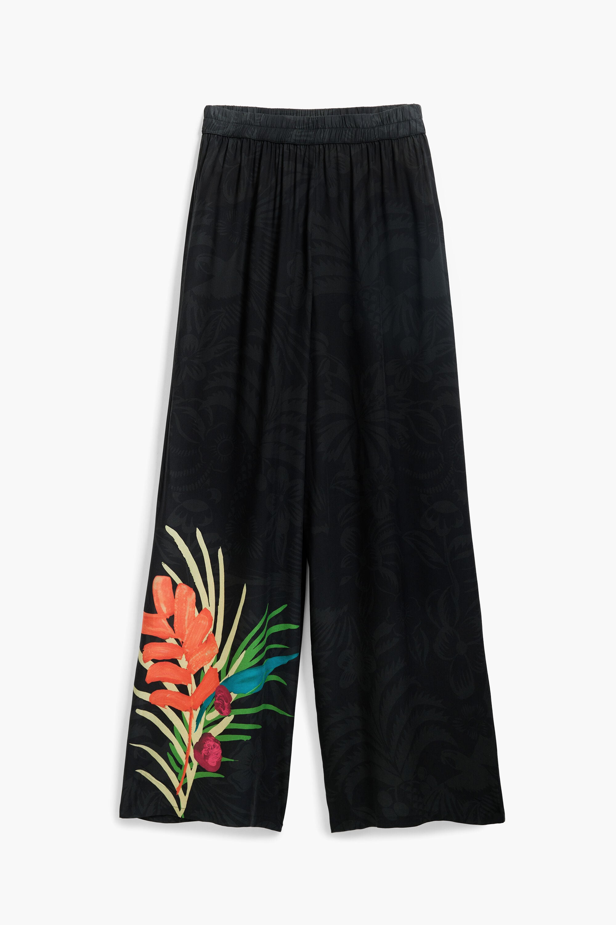 Desigual Tropische lange broek