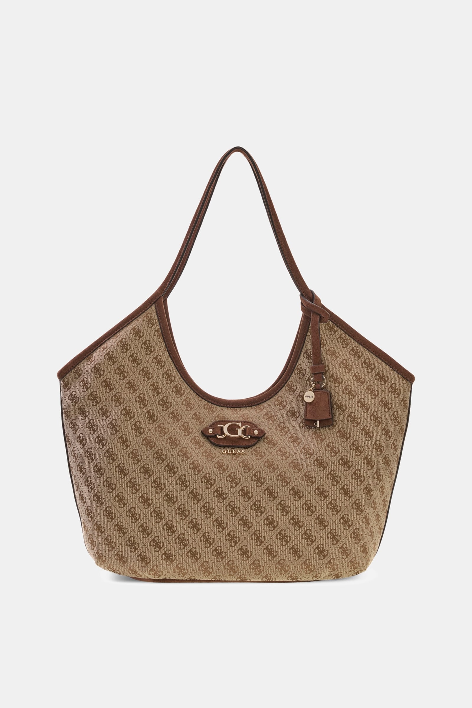 Guess Samantha Logo Tote Tas in bruin