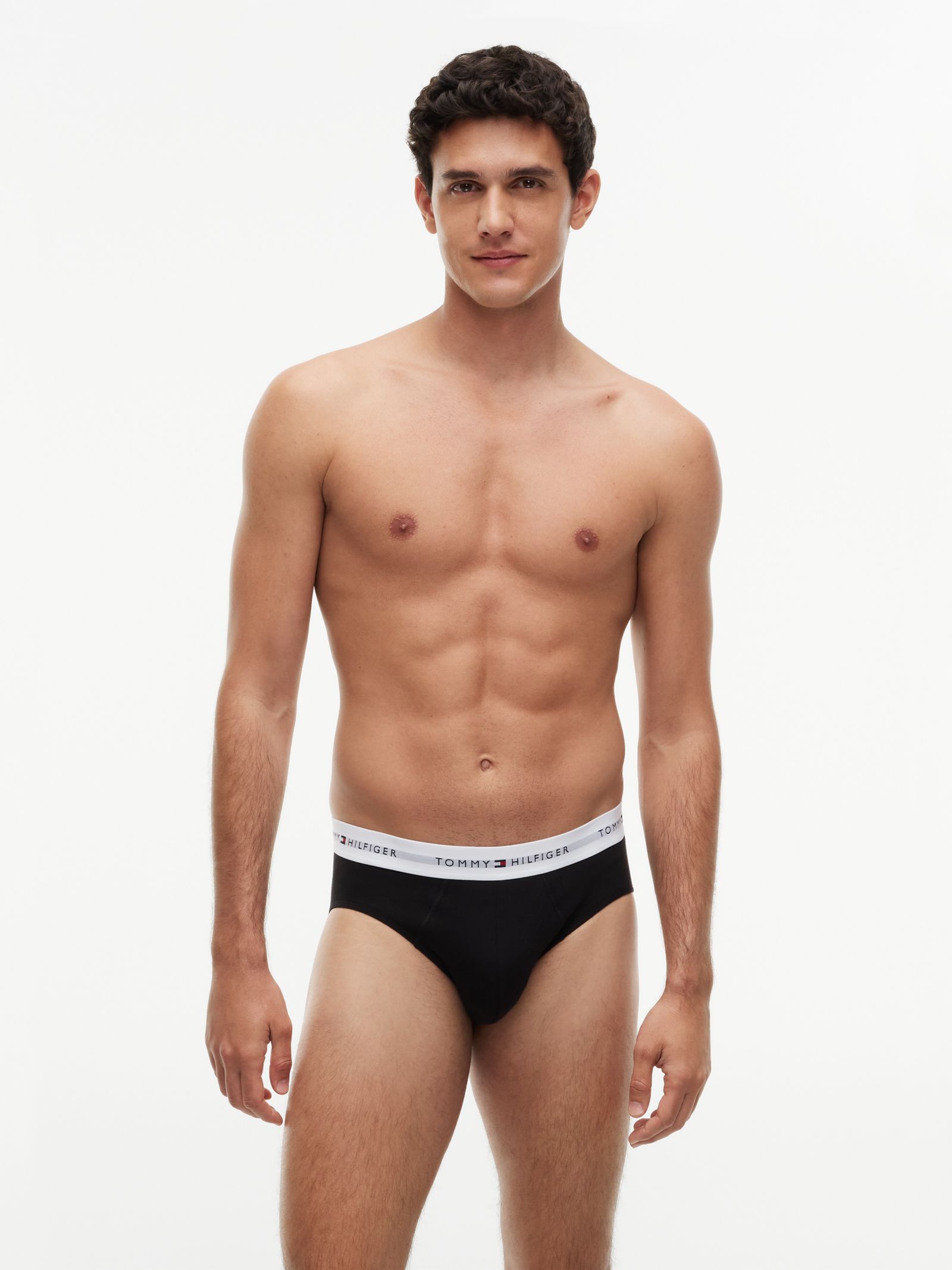 Tommy Hilfiger Set van 5 Signature Slips met Logotaille in zwart