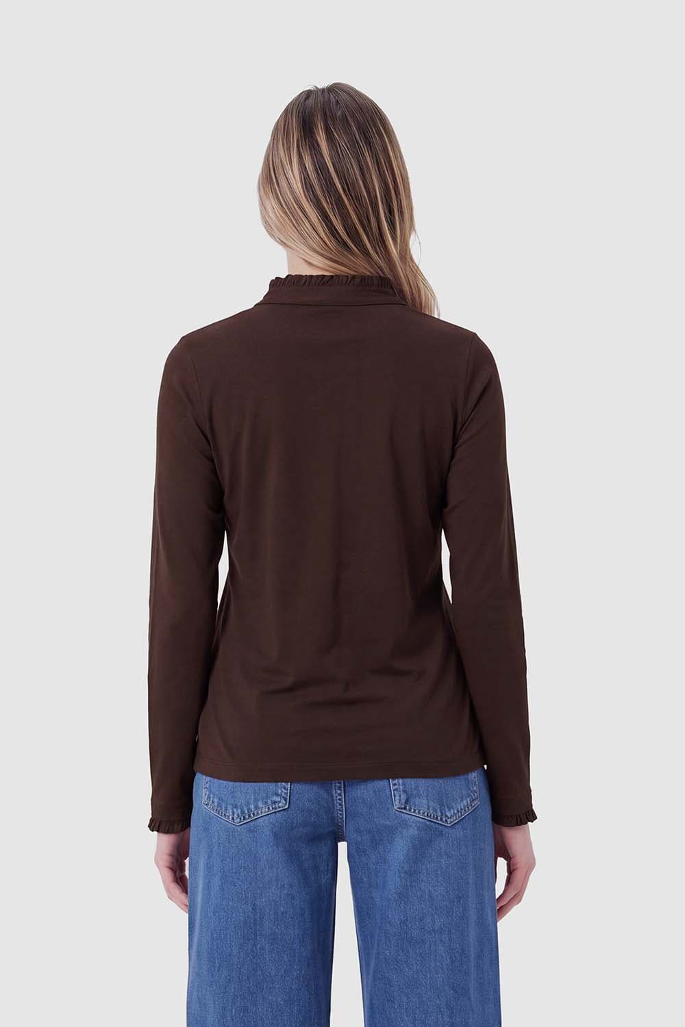 Bloomings Blouse Jersey Bruin dames