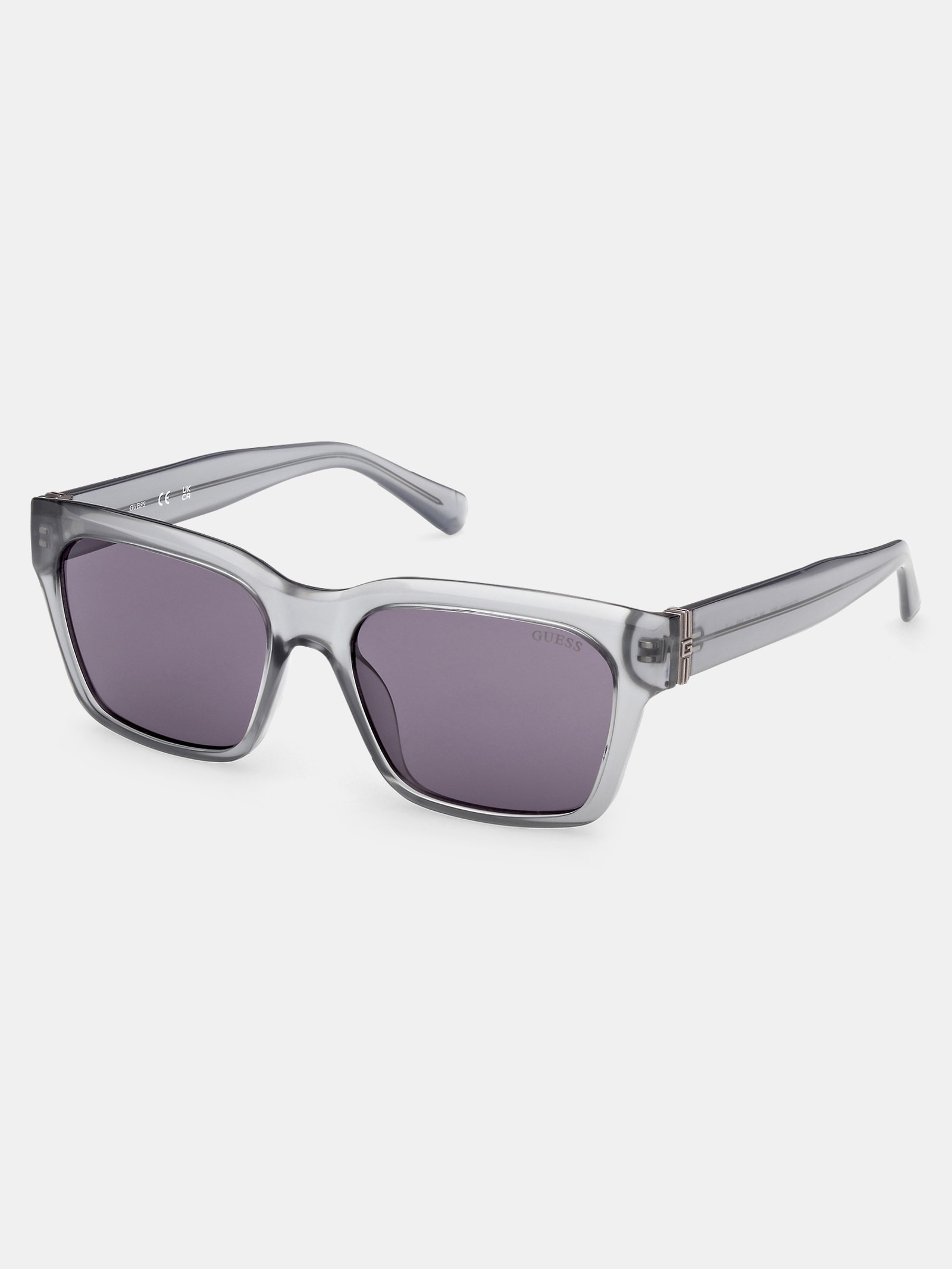 Guess Vierkante Zonnebril for men in grijs