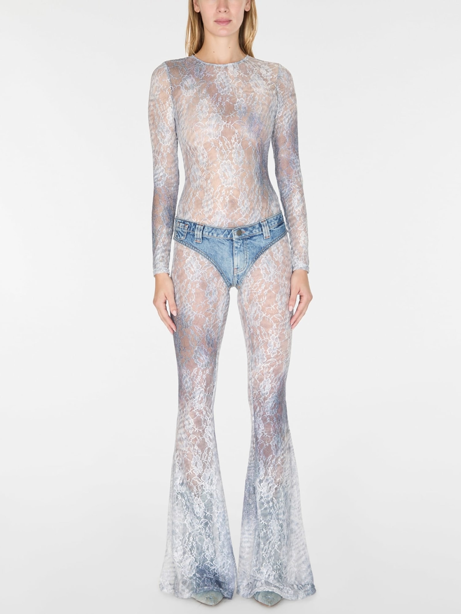 Guess Jumpsuit Van Kant Met Strass
