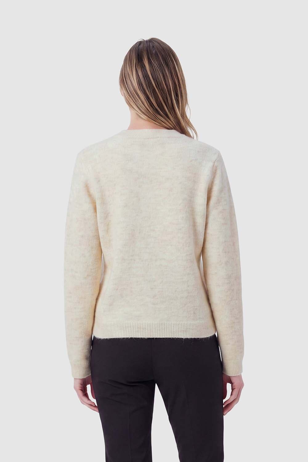Ichi Vest Fantia Off White dames