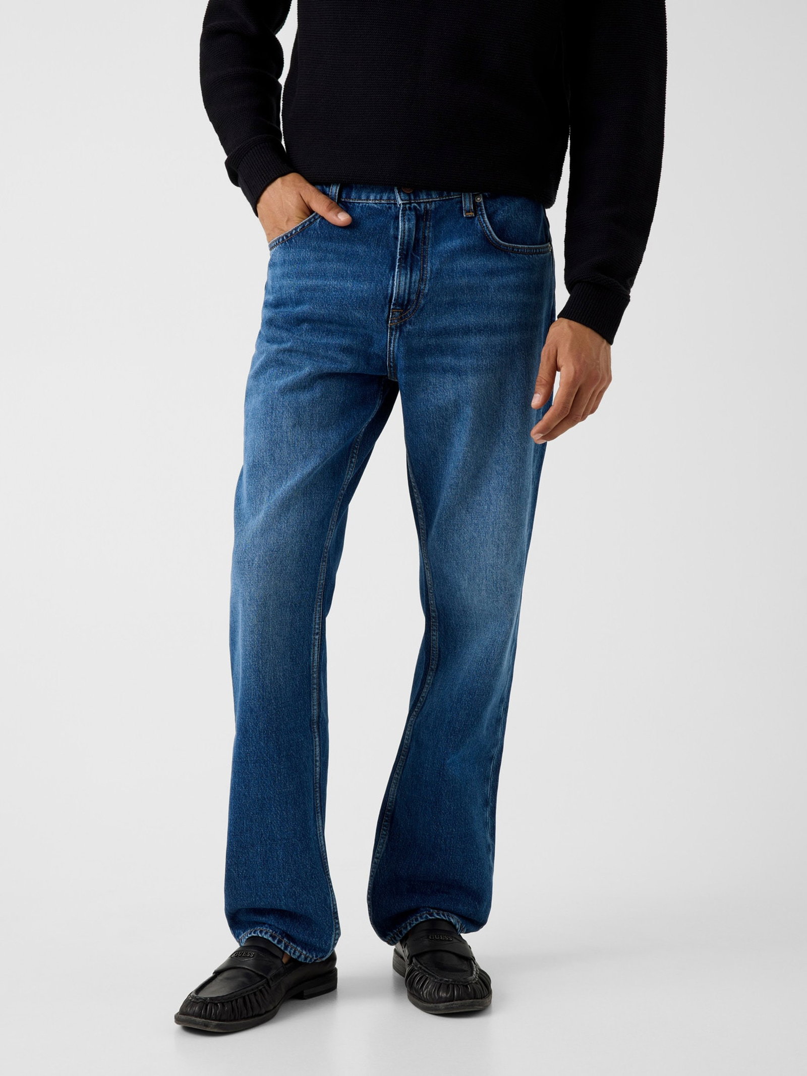 Guess Rodeo Regular-Fit Jeans in blauw