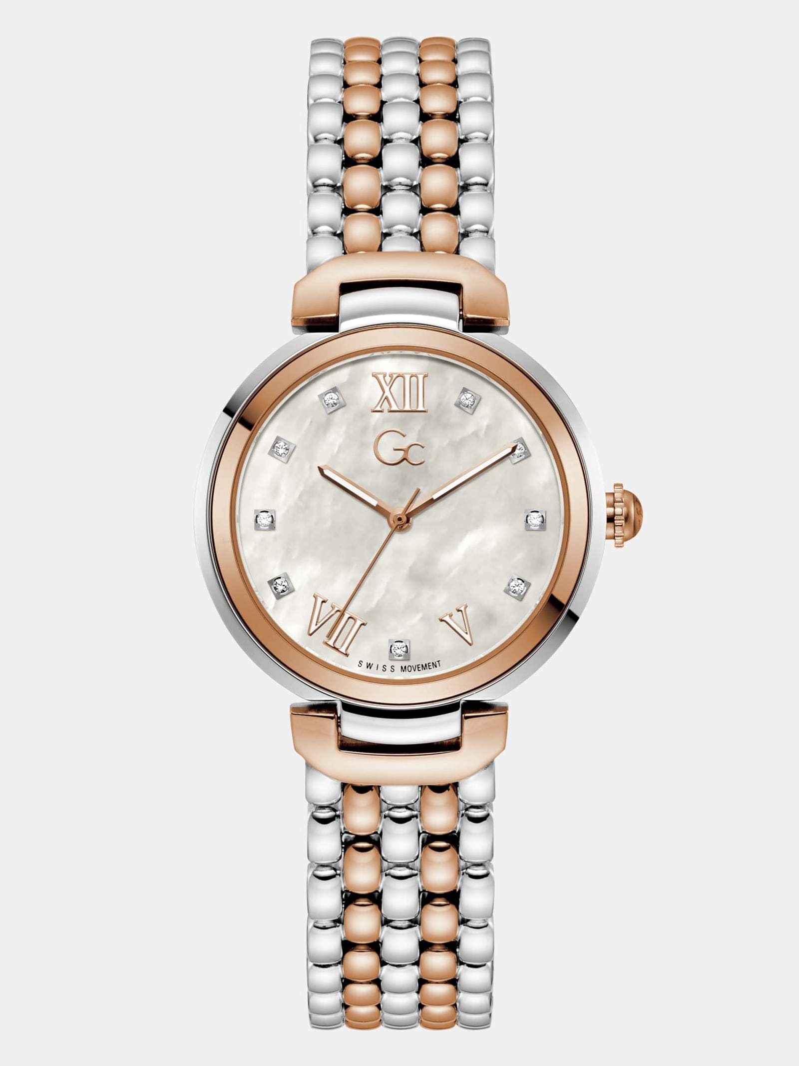 Guess Gc Roestvrijstalen Horloge 34 Mm in zilver