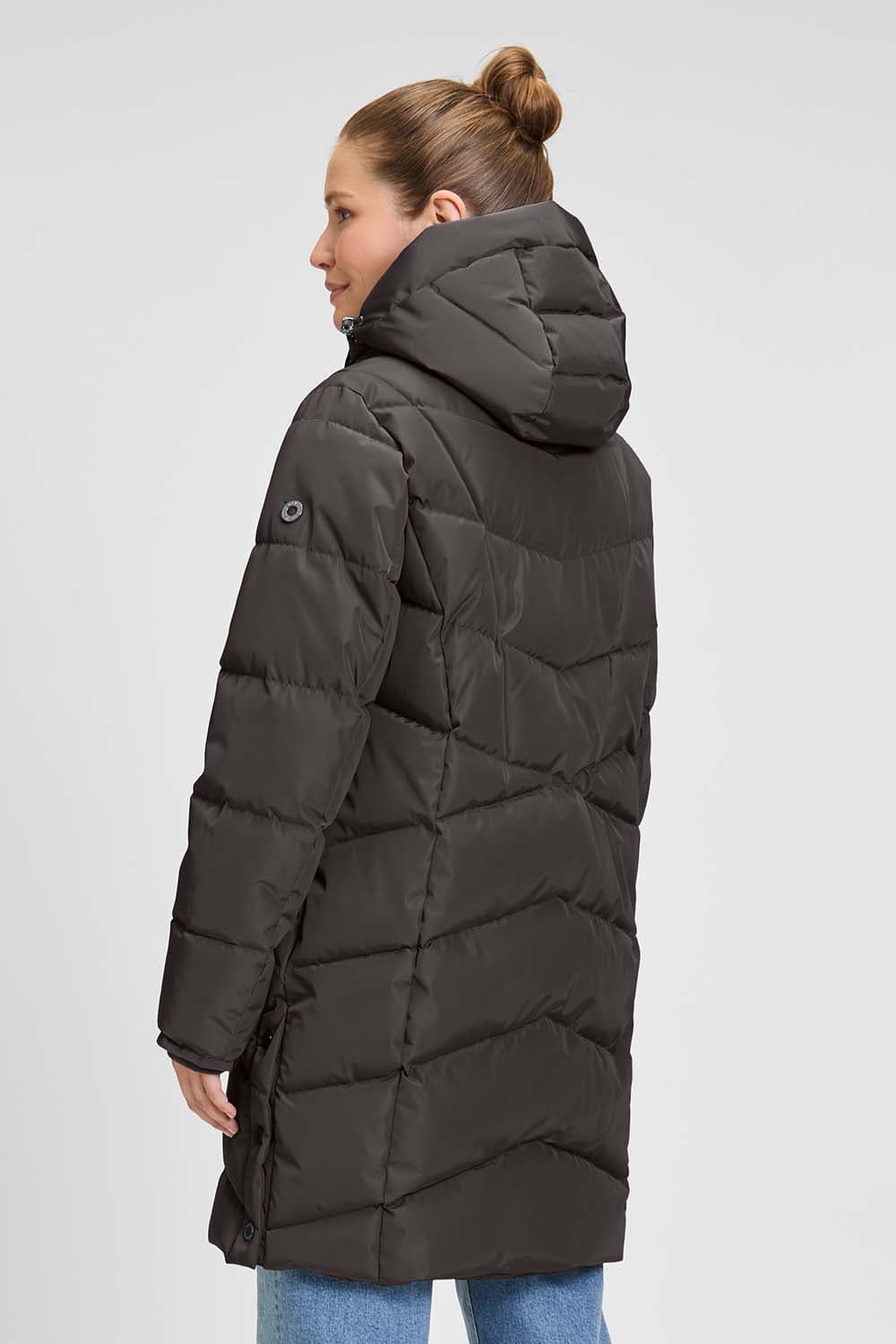 Covered Jas Adele Bruin dames