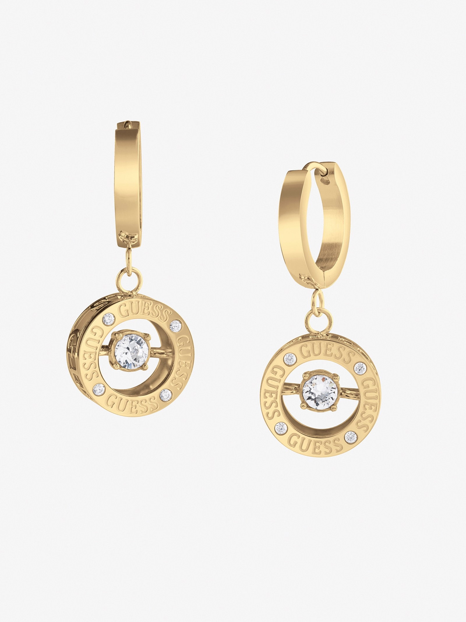Guess Solitaire Oorbellen in goud