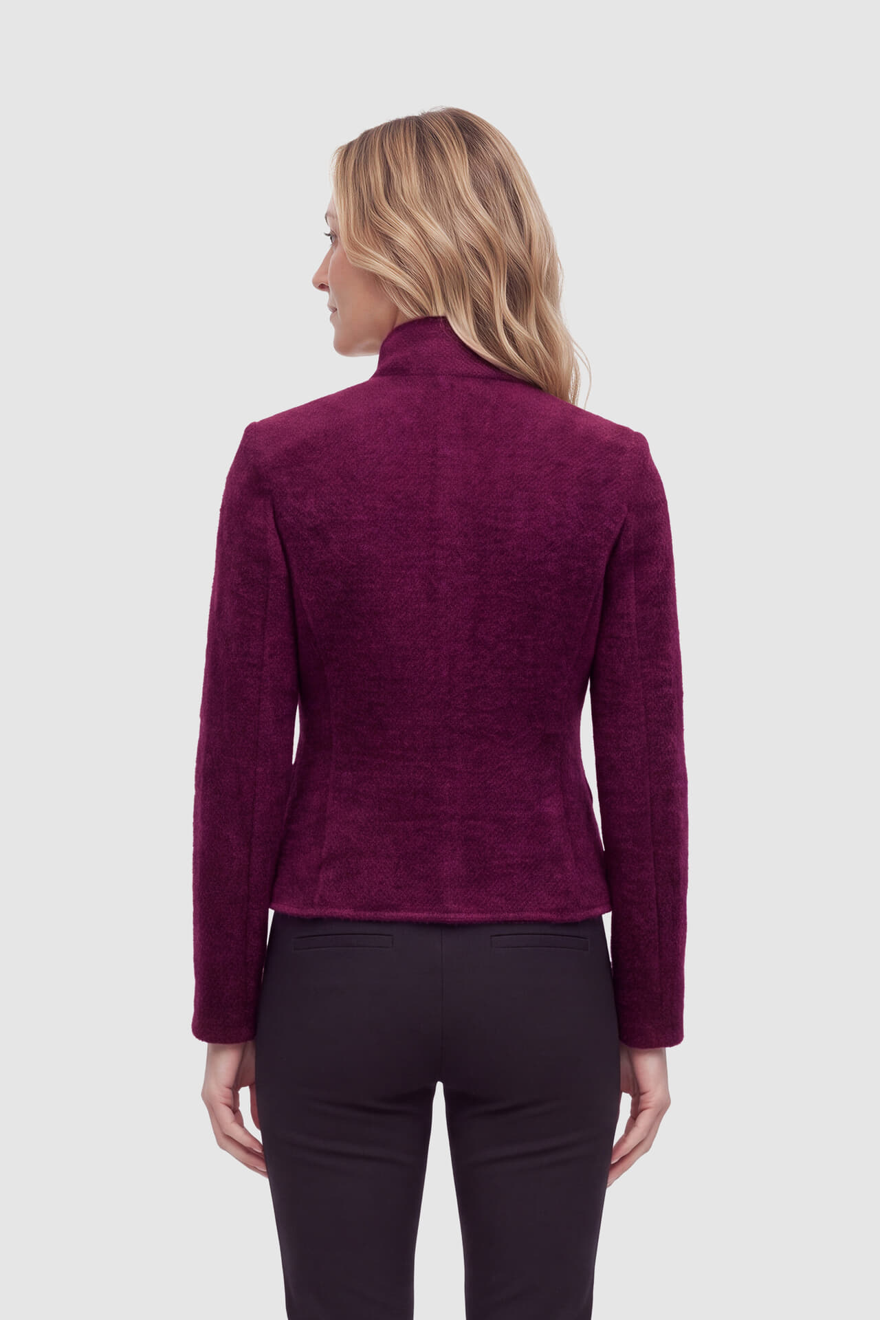 B Three Blazer Maartje Bordeaux Rood dames