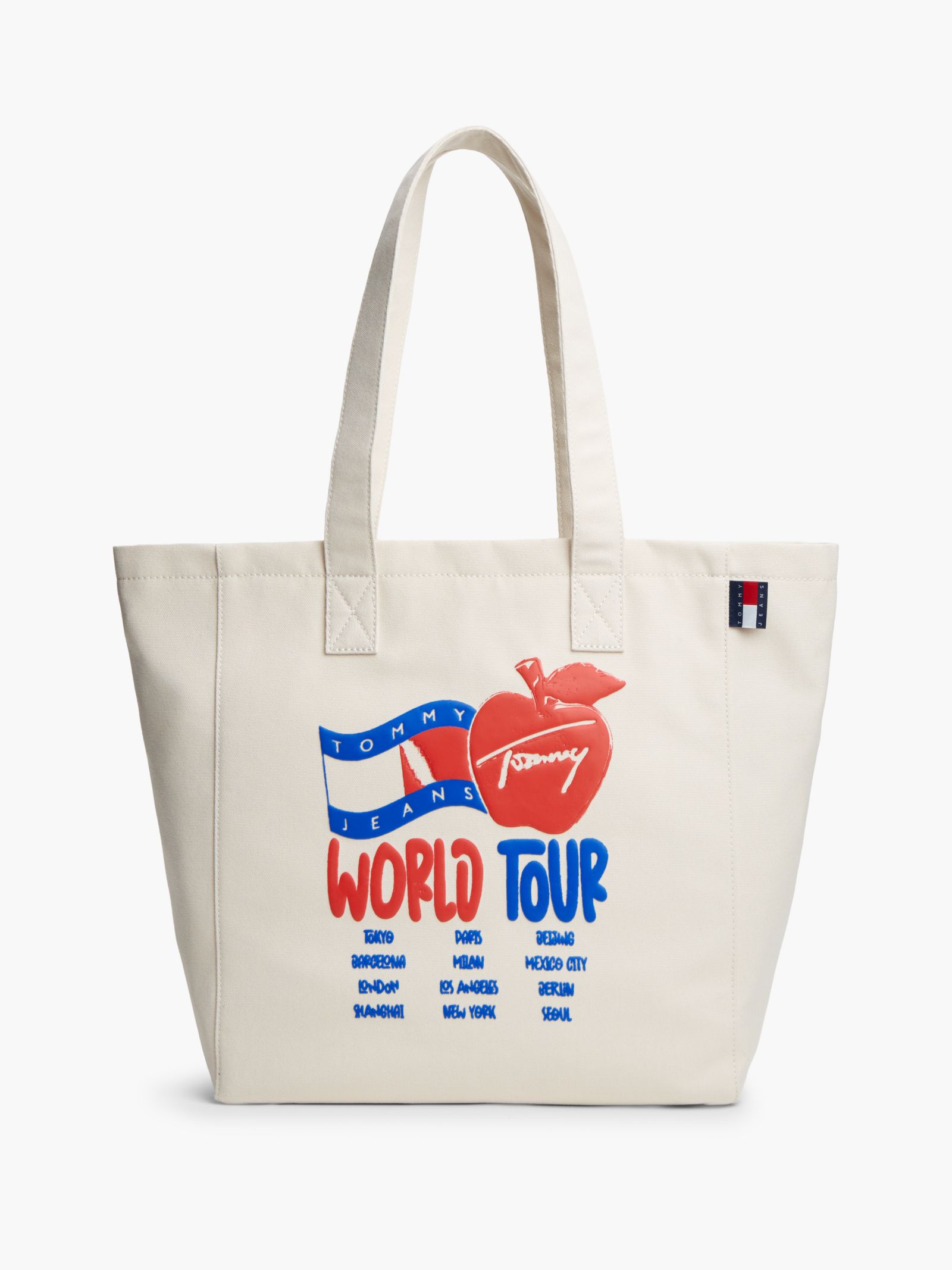Tommy Jeans Shopper van textiel met logographic