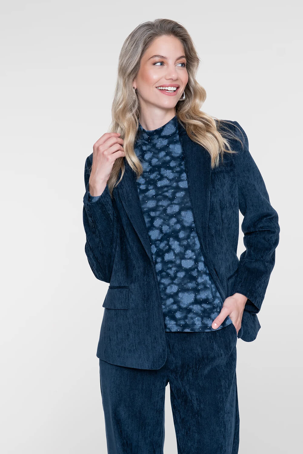 Geisha Blazer Indigo dames
