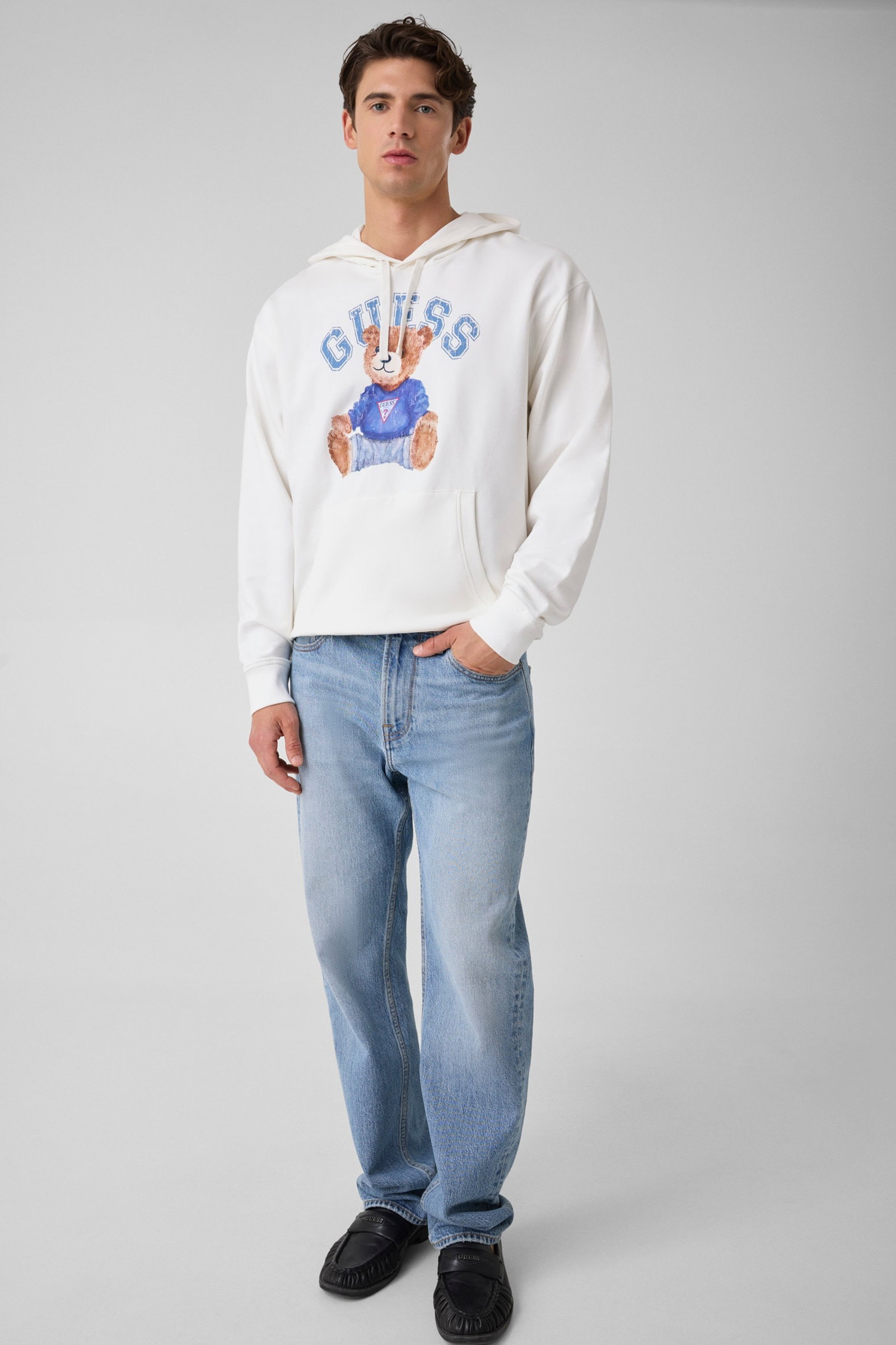Guess Teddybeer Sweatshirt in wit