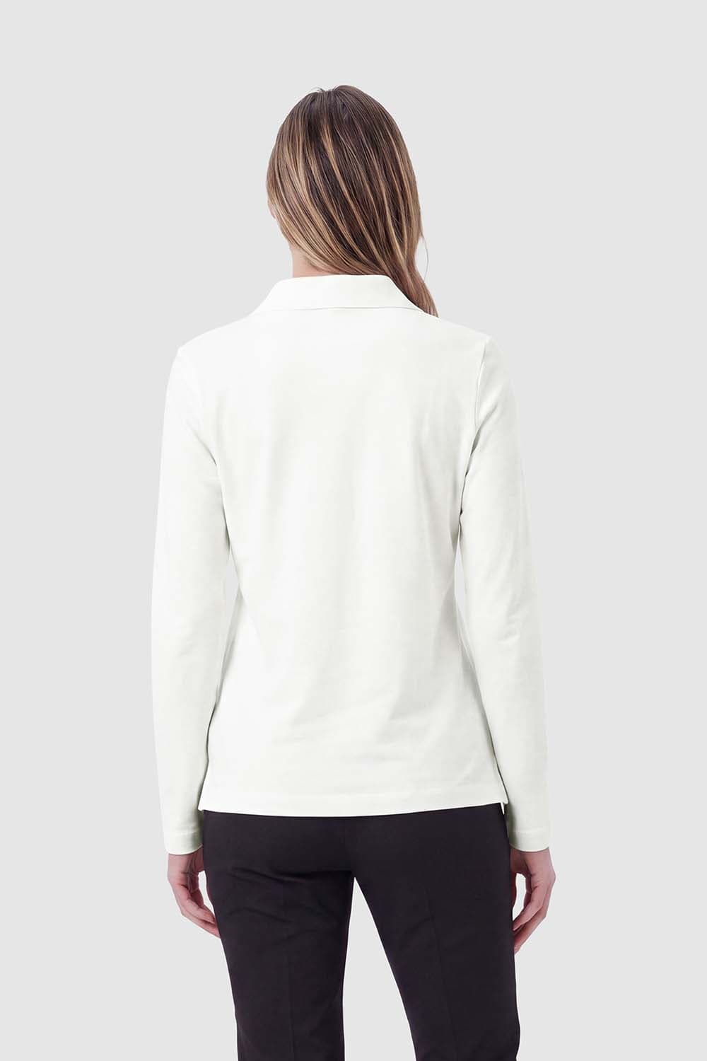 Bloomings Blouse Jersey Off White dames