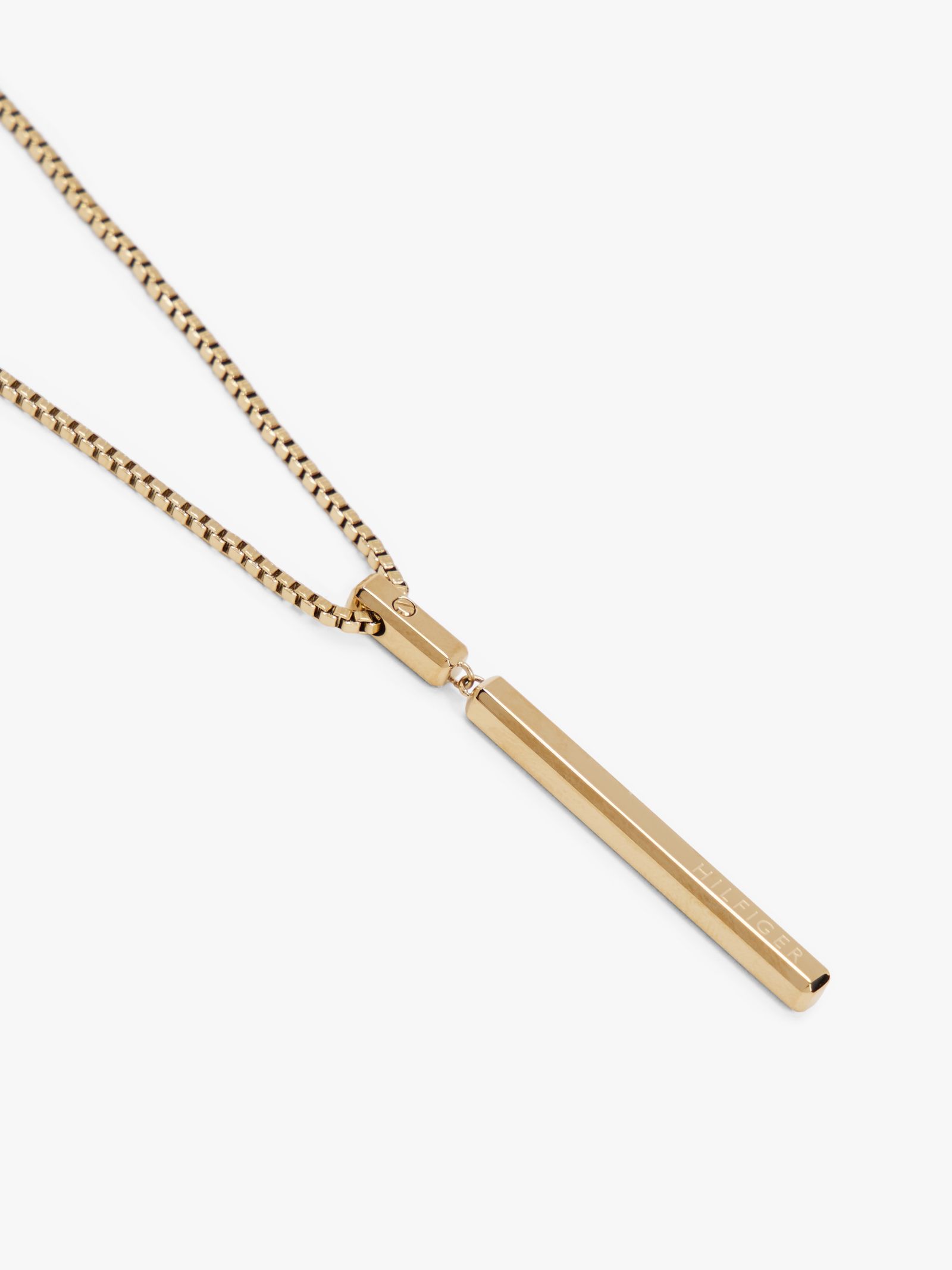 Tommy Hilfiger Vergulde ketting met hanger in goud
