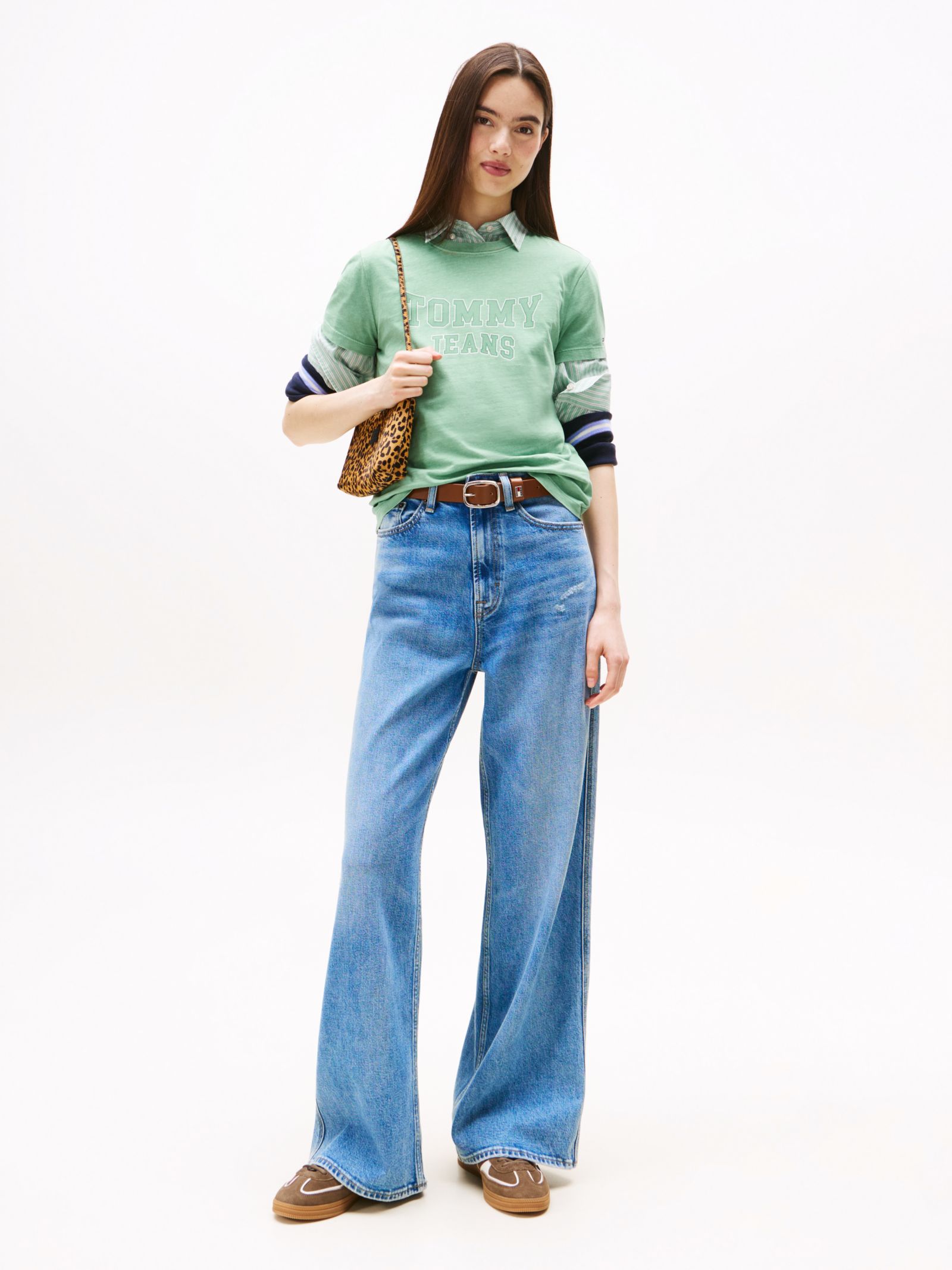 Tommy Jeans Claire Coolmax high rise jeans met wijde fit