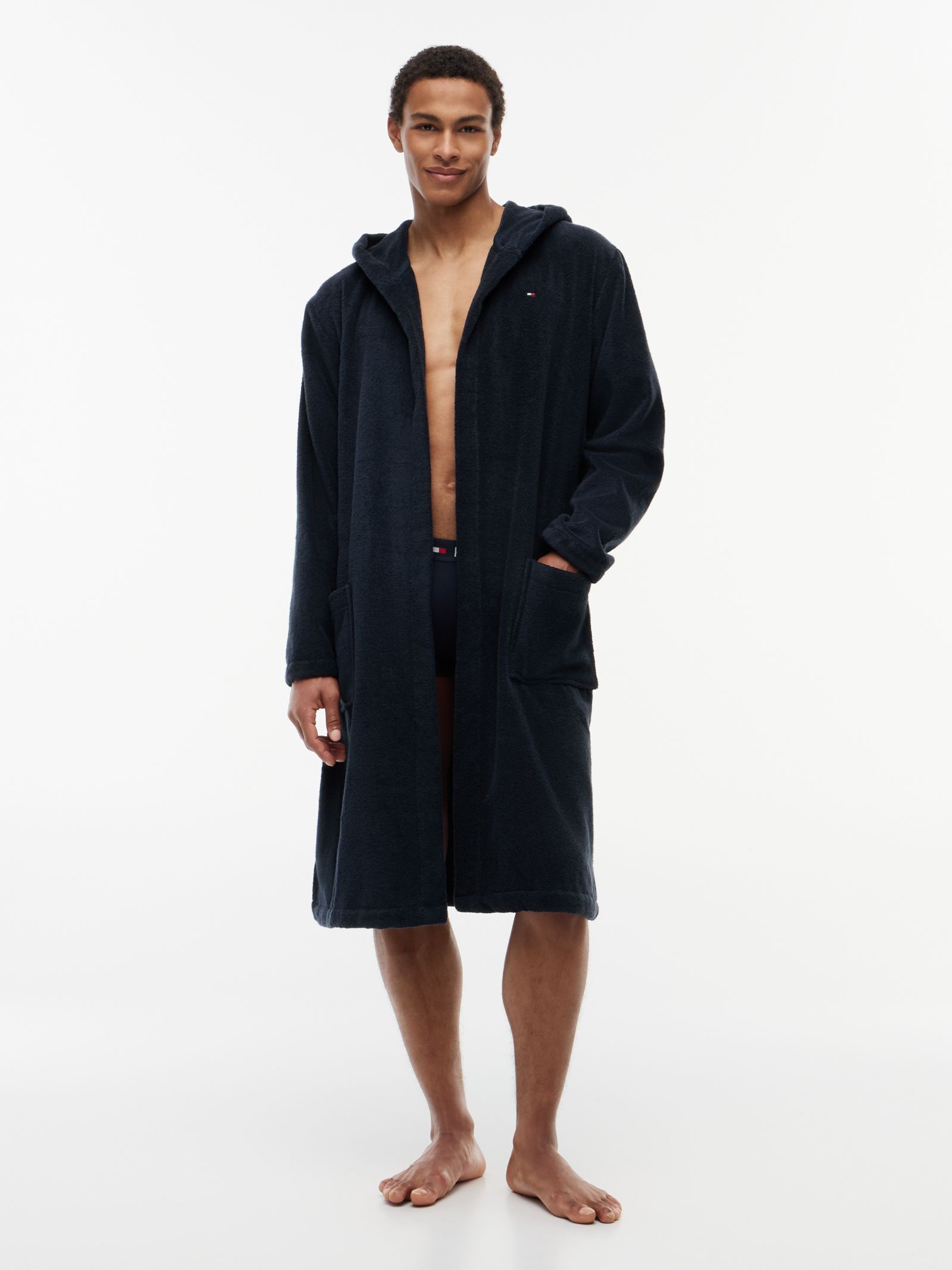 Tommy Hilfiger Katoenen badjas met capuchon
